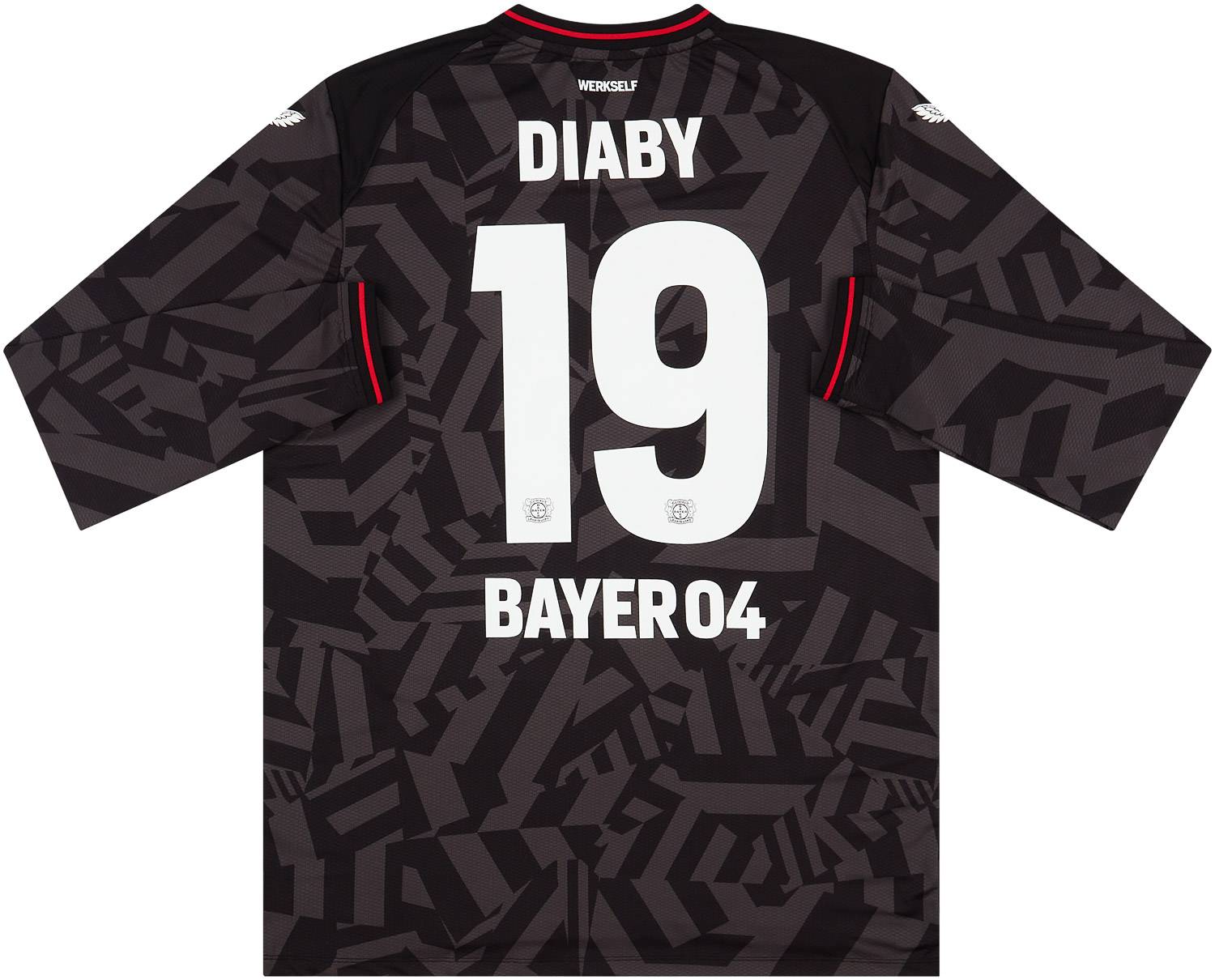 2022-23 Bayer Leverkusen Player Issue Pro Away L/S Shirt Diaby #19