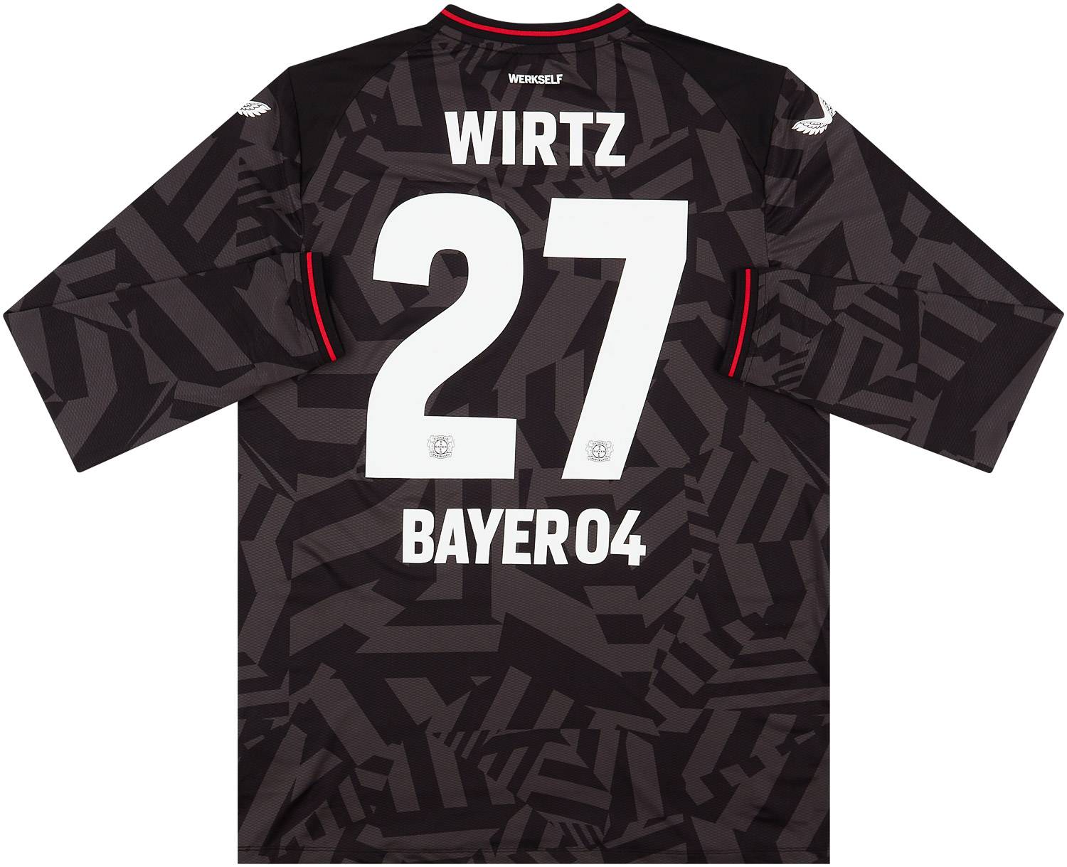 2022-23 Bayer Leverkusen Player Issue Pro Away L/S Shirt Wirtz #27