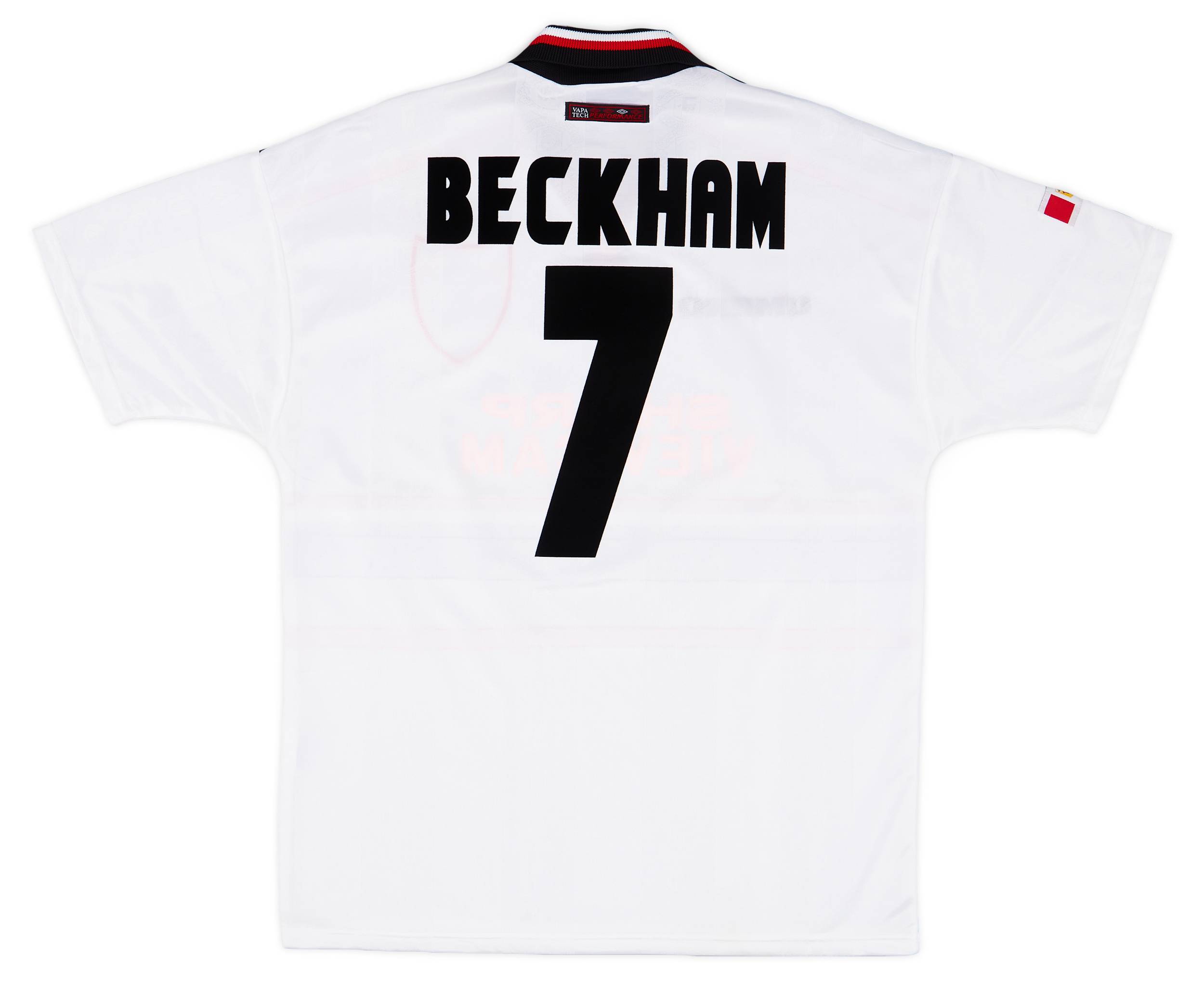 【正規選手支給99-00マンチェスターU away L/S Beckham#7】 正規選手支給99-00マンチェスターU away L/S Beckham#7】 メンズ