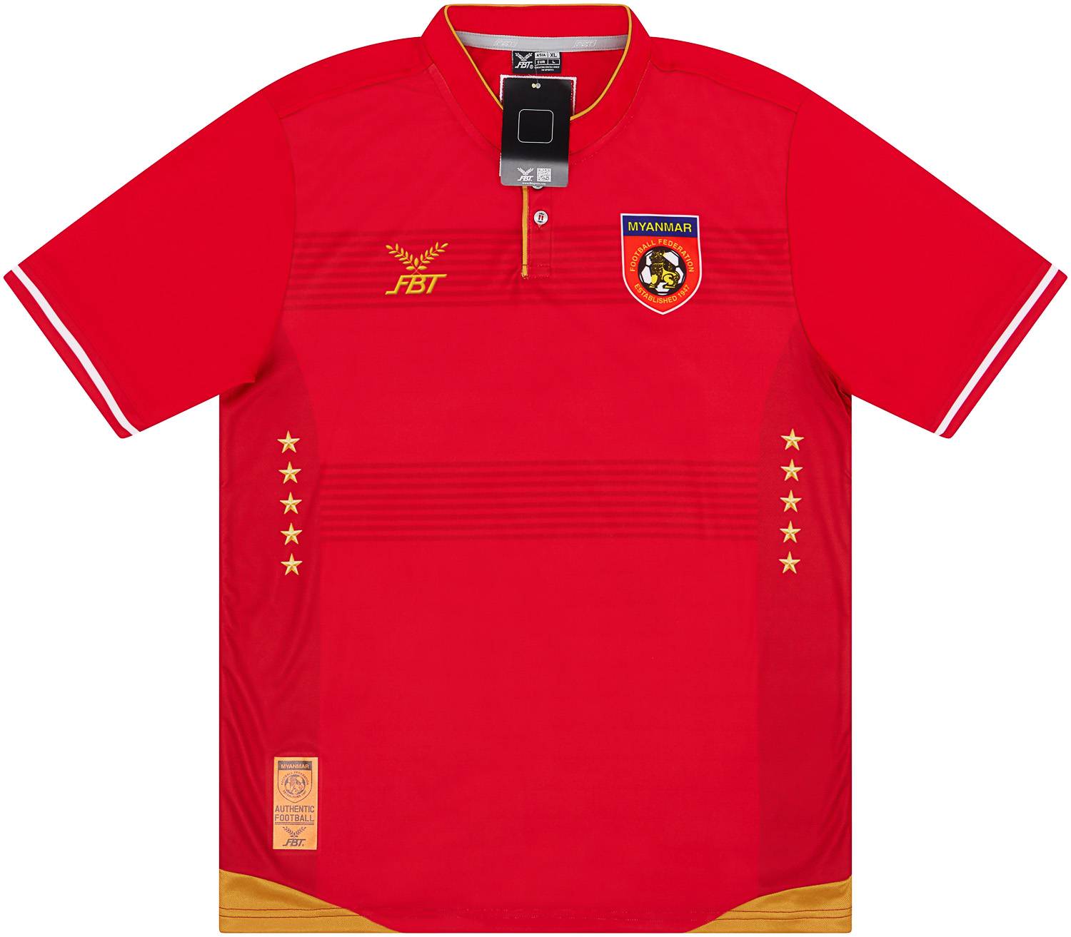 2017 Myanmar Home Shirt