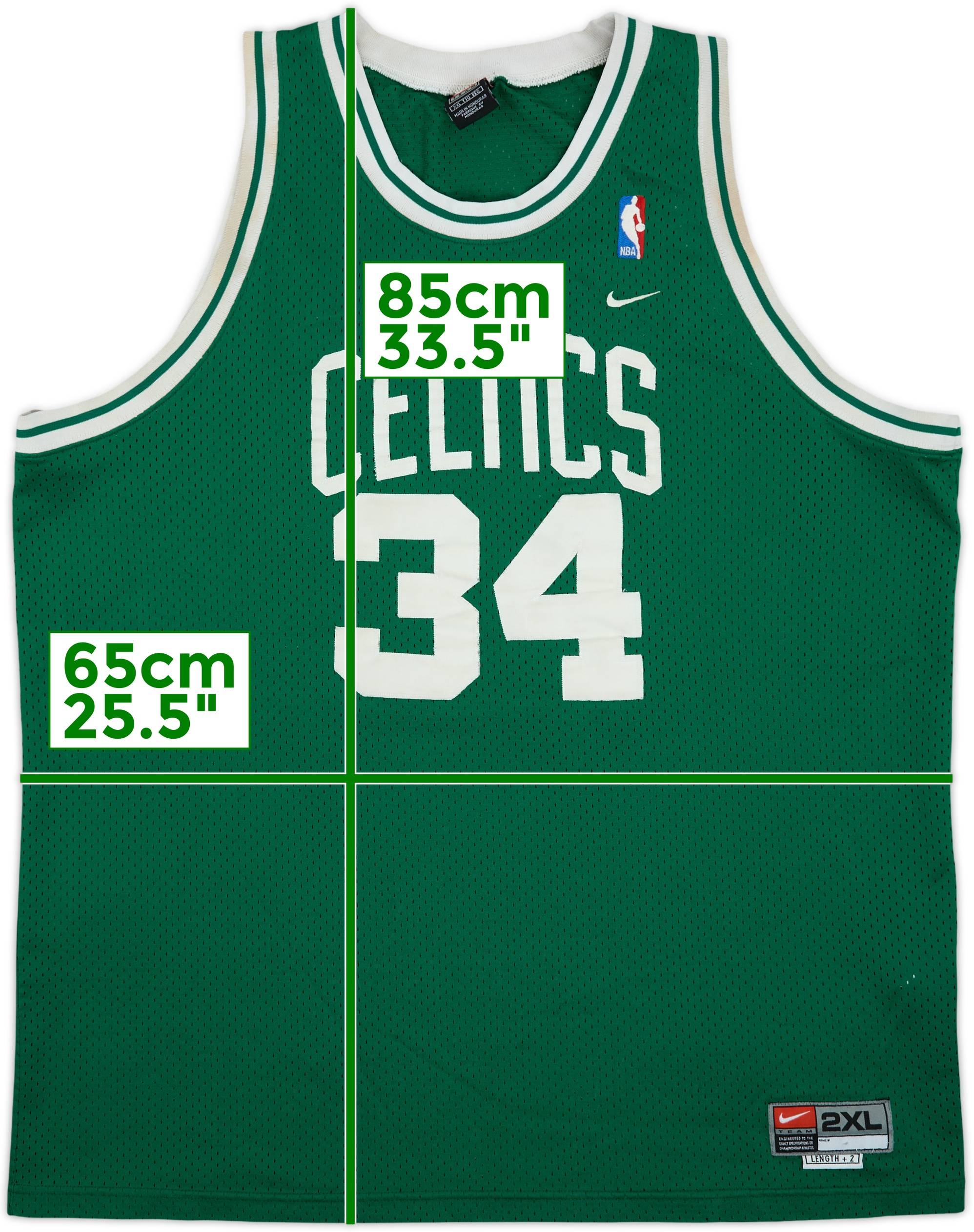 CELTICS Paul Pierce ユニフォーム 34号 サイズ52 XXL 2000-04 Boston Celtics Pierce #34 Nike Swingman Away Jersey - 6/10