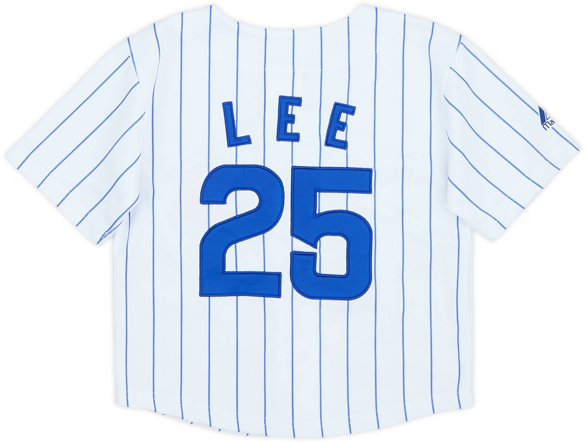 2004-08 Chicago Cubs Lee #25 Majestic Home Jersey - 7/10 - (3-4 Years)