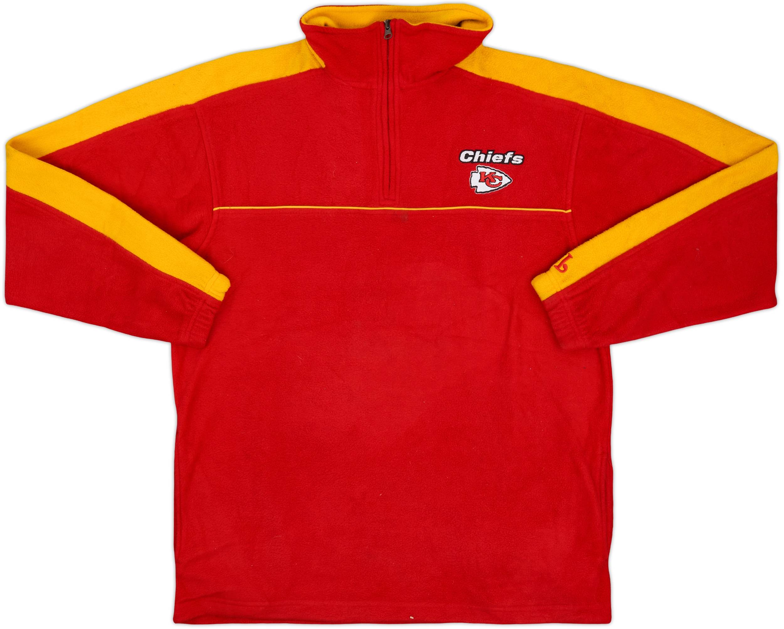 2000s Kansas City Chiefs NFL 1/4 Zip Fleece Jacket - 8/10 - (L)