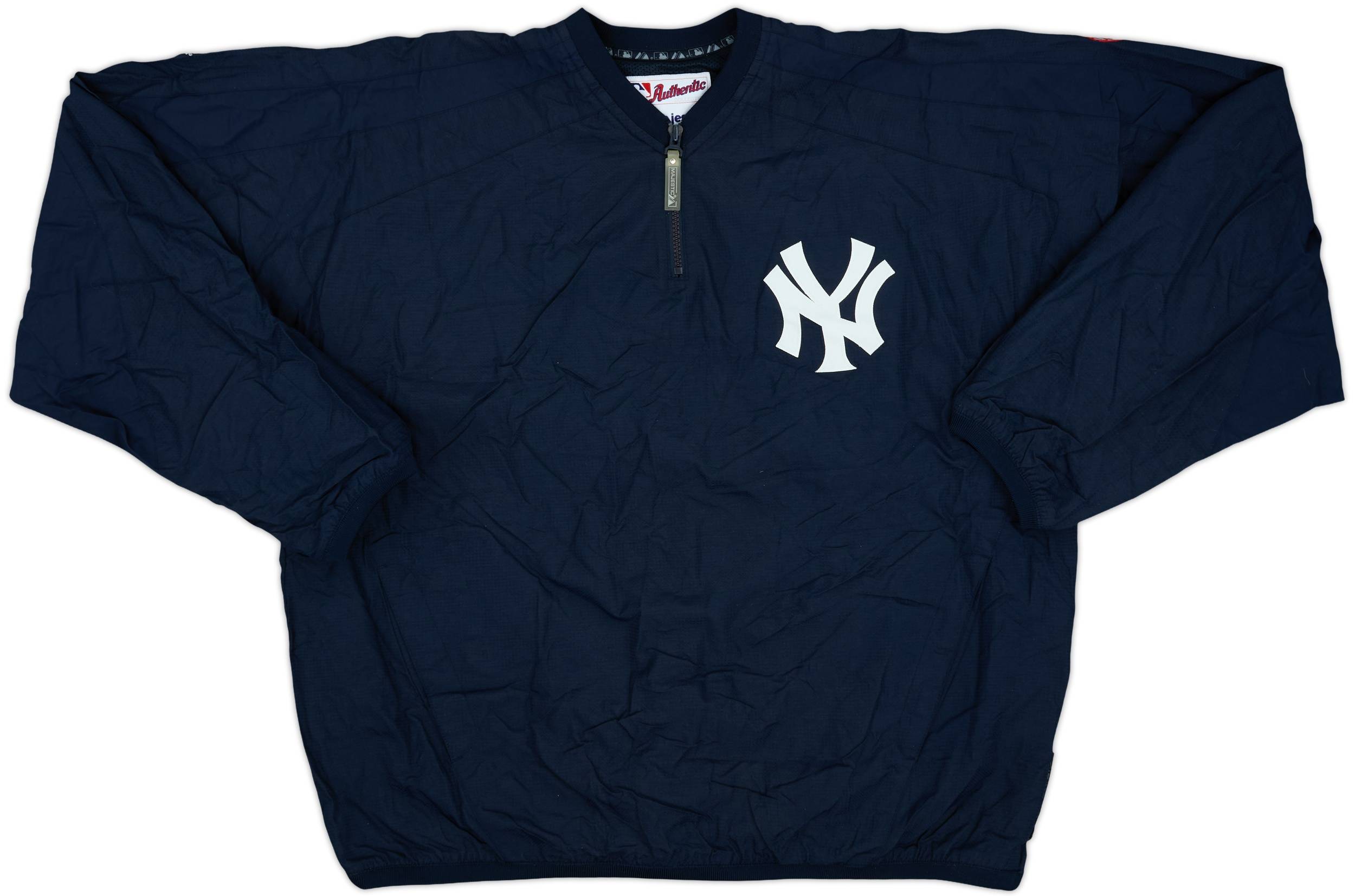 2000s New York Yankees Majestic Authentic 1/4 Zip Training Jacket