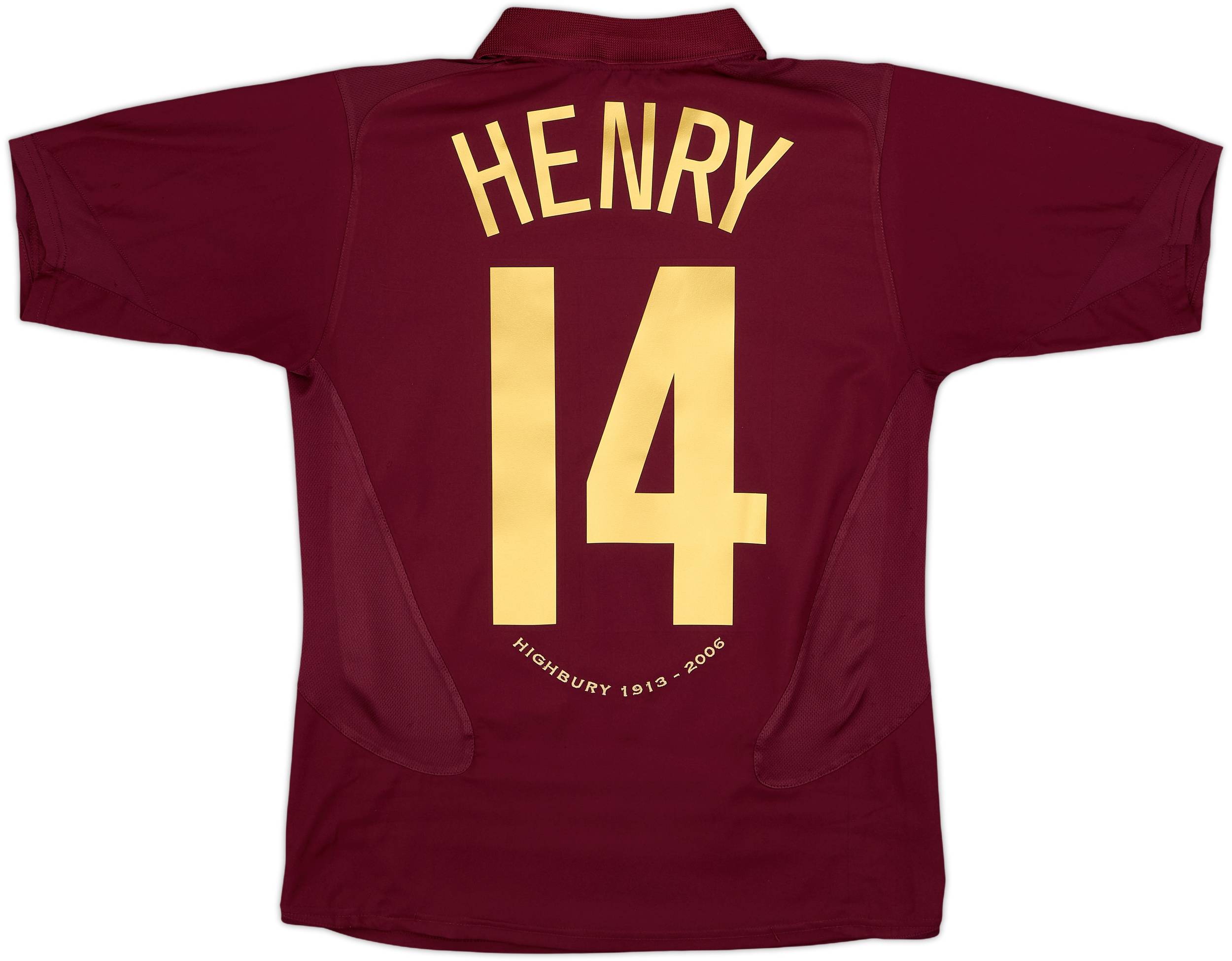 2005-06 Arsenal Home Shirt Henry #14 - 8/10 - (XL.Boys)