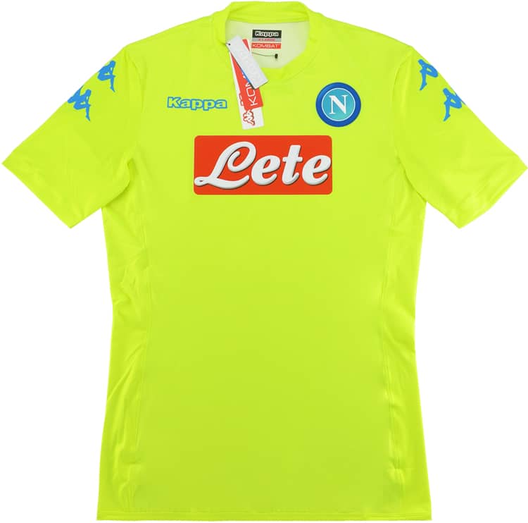 2016-17 Napoli Authentic GK Away European S/S Shirt (XXL)