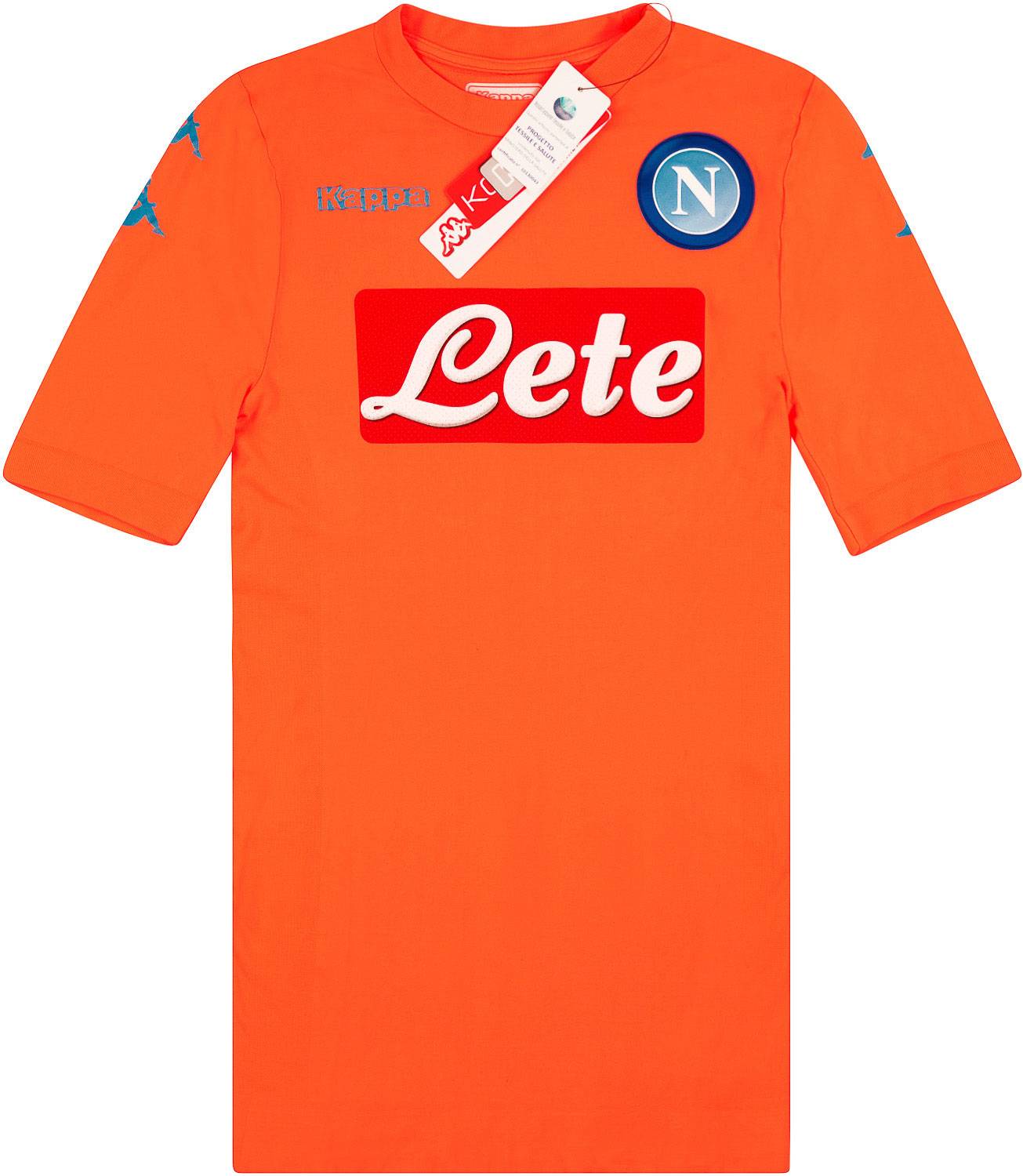 2016-17 Napoli Authentic GK Home European S/S Shirt