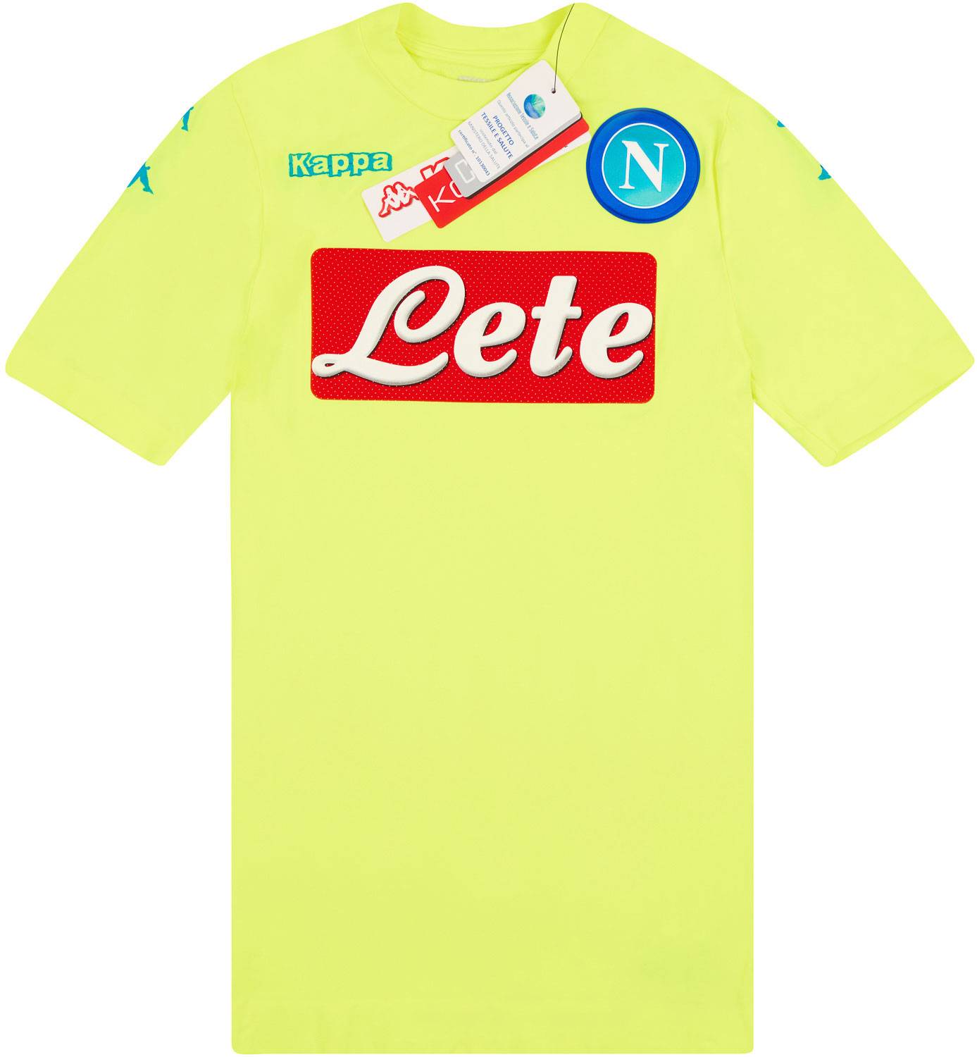 2016-17 Napoli Authentic GK Away European S/S Shirt