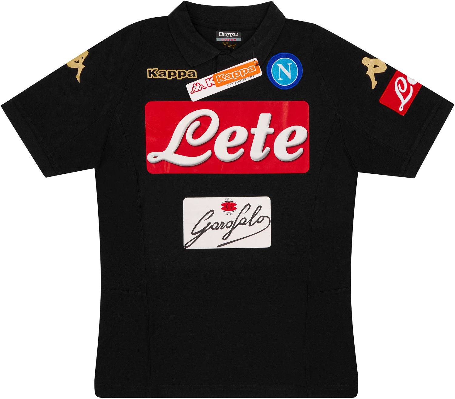 2016-17 Napoli Kappa Polo T-Shirt - NEW