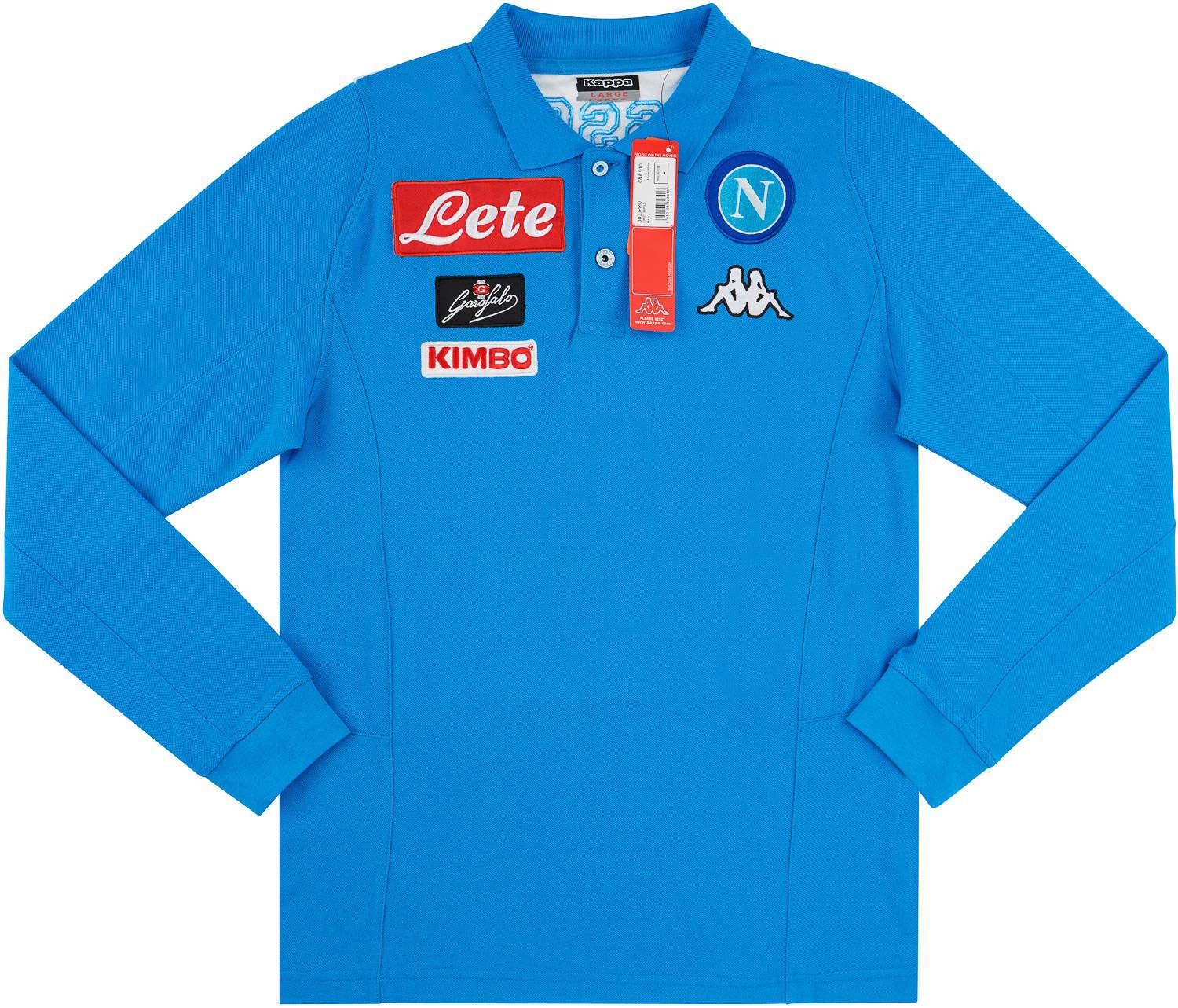 2016-17 Napoli Kappa Leisure Polo L/S T-Shirt