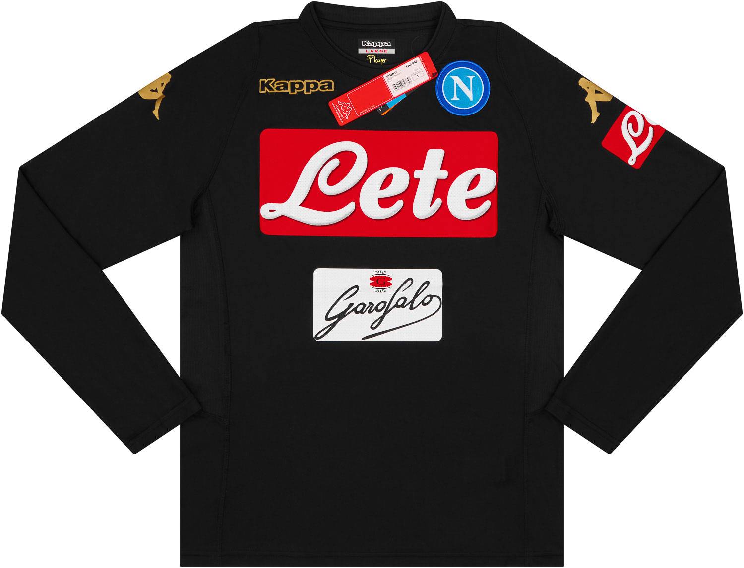 2016-17 Napoli Kappa Training L/S Shirt - NEW