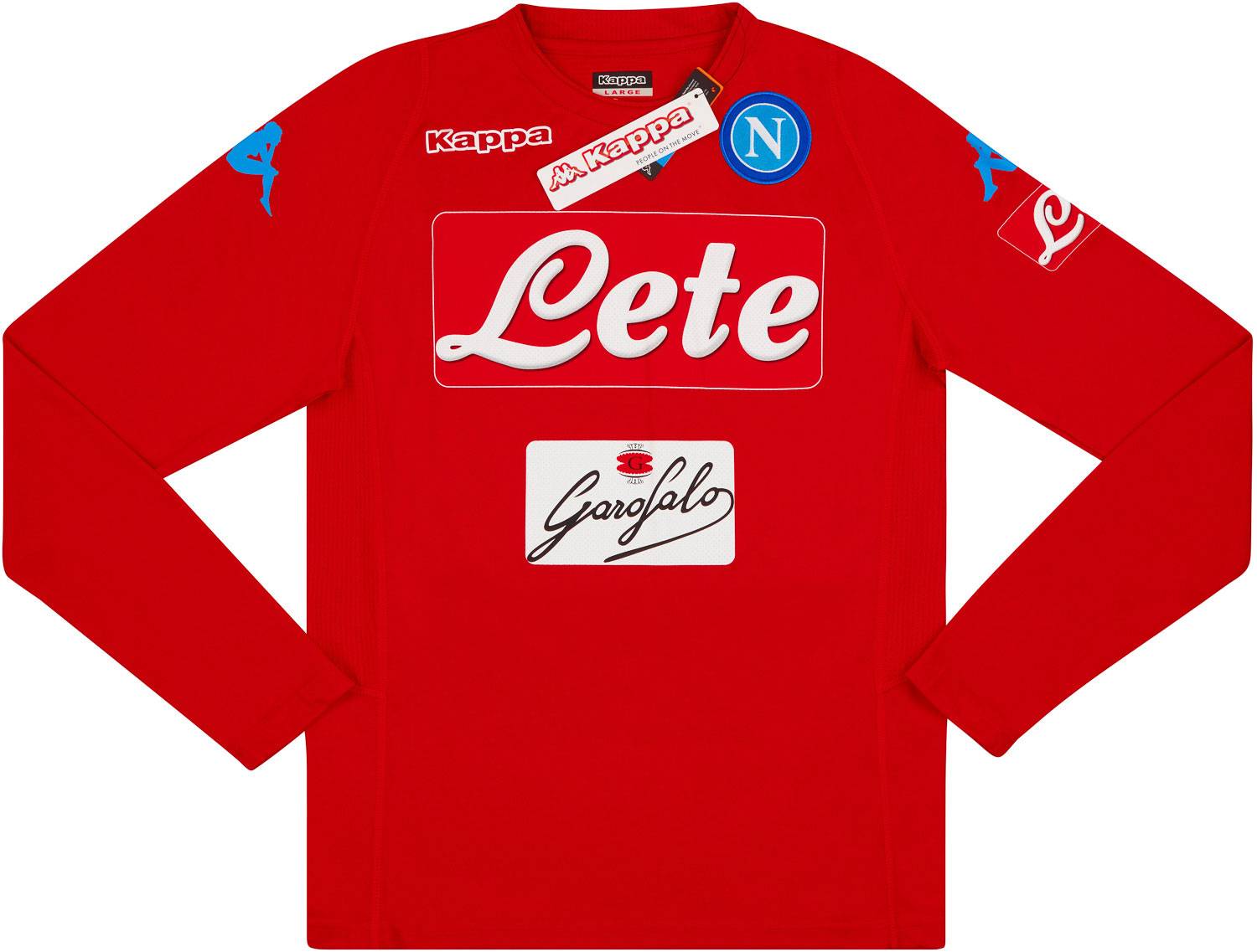 2016-17 Napoli Kappa Training L/S Shirt - NEW