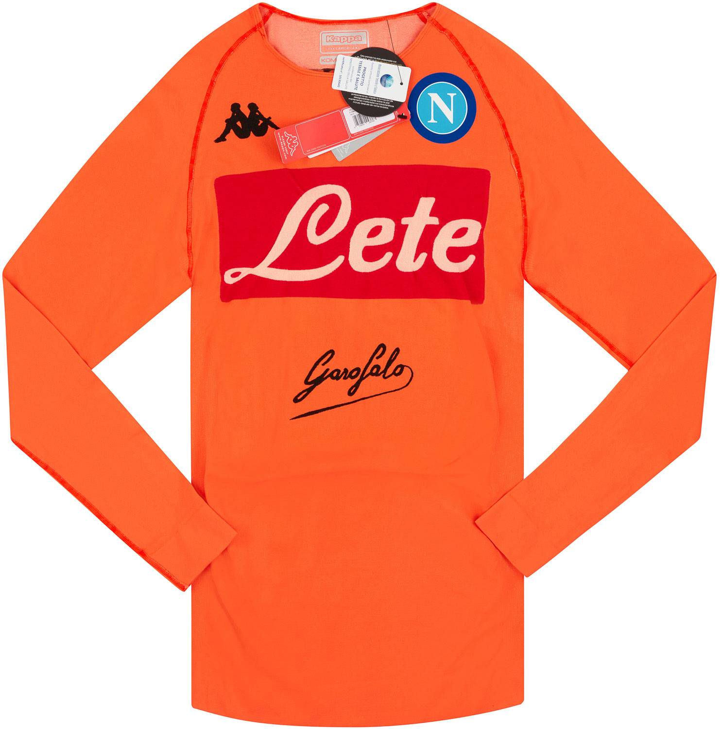 2016-17 Napoli Player Issue Compression L/S Baselayer (XL/XXL)