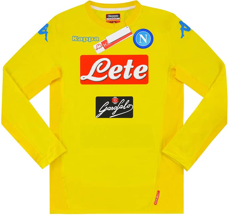2017-18 Napoli Authentic Away L/S Shirt