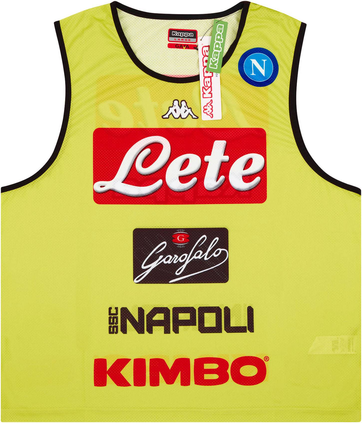 2017-18 Napoli Player Issue Training Bib - NEW
