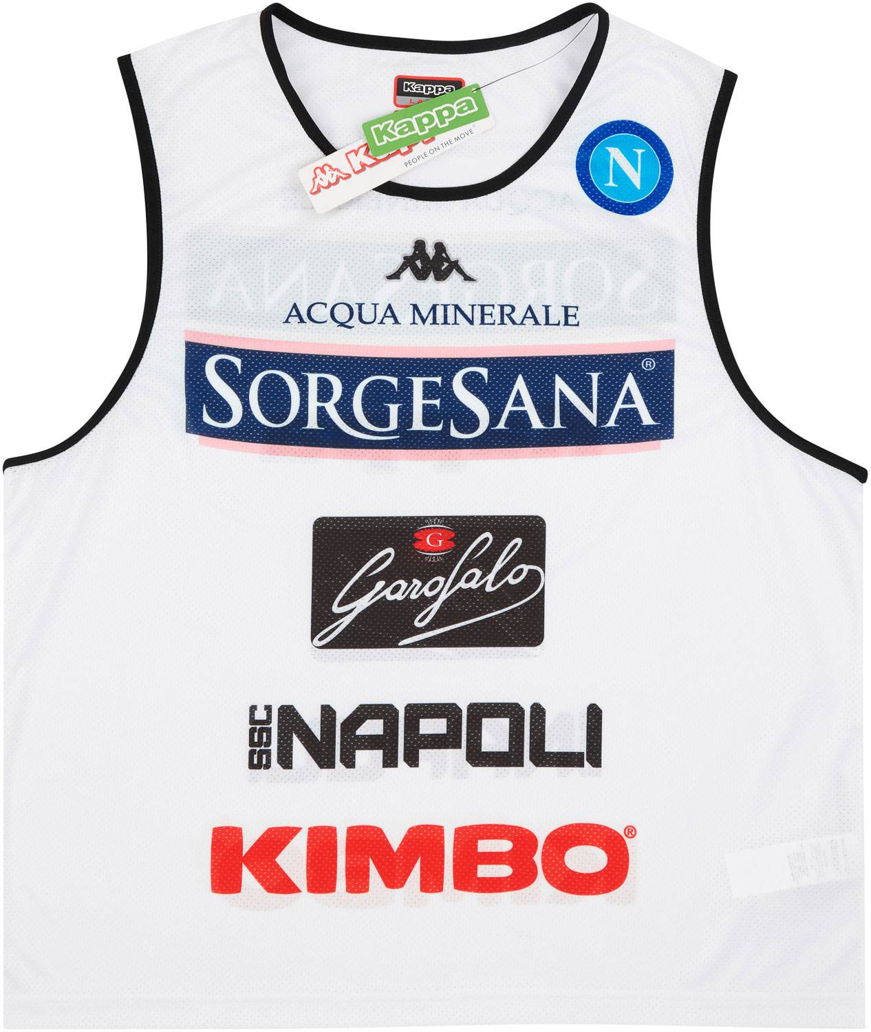 2017-18 Napoli Player Issue Training Bib