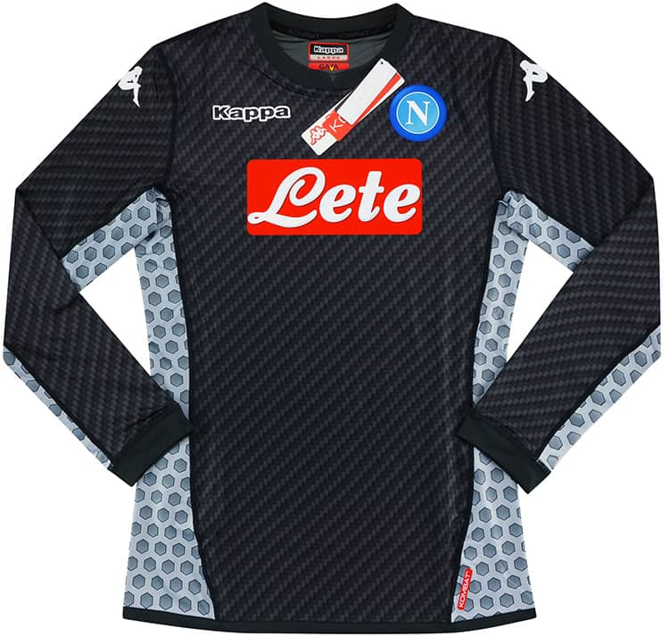 2017-18 Napoli Authentic Fourth European L/S Shirt