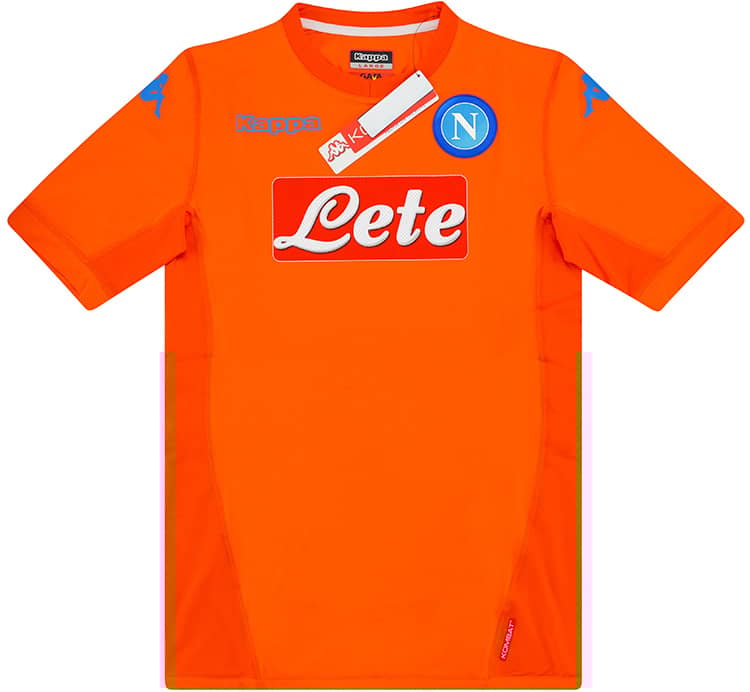 2017-18 Napoli Authentic GK Away European S/S Shirt