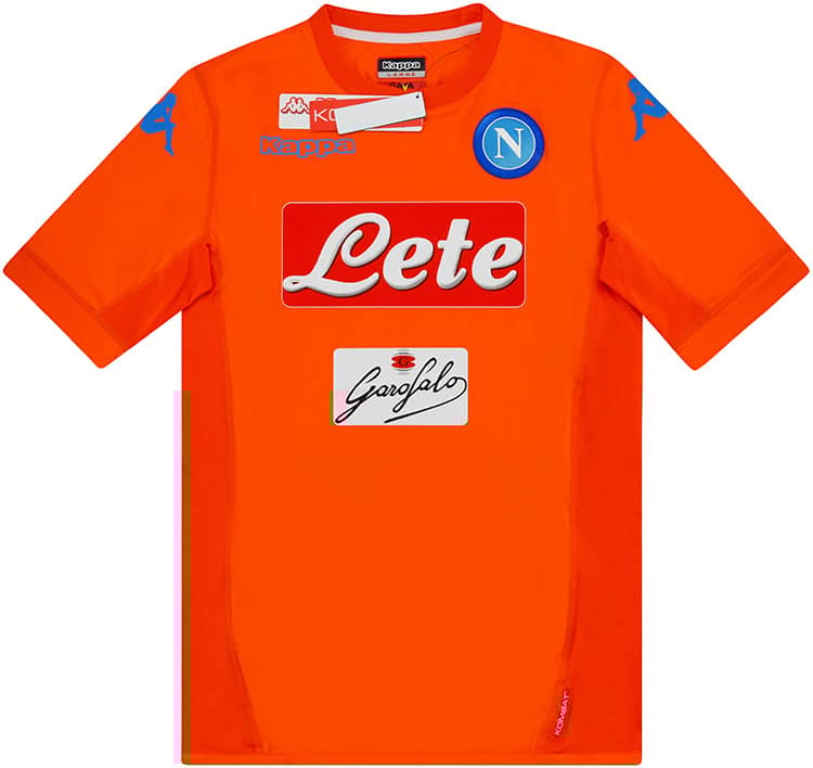 2017-18 Napoli Authentic GK Away S/S Shirt