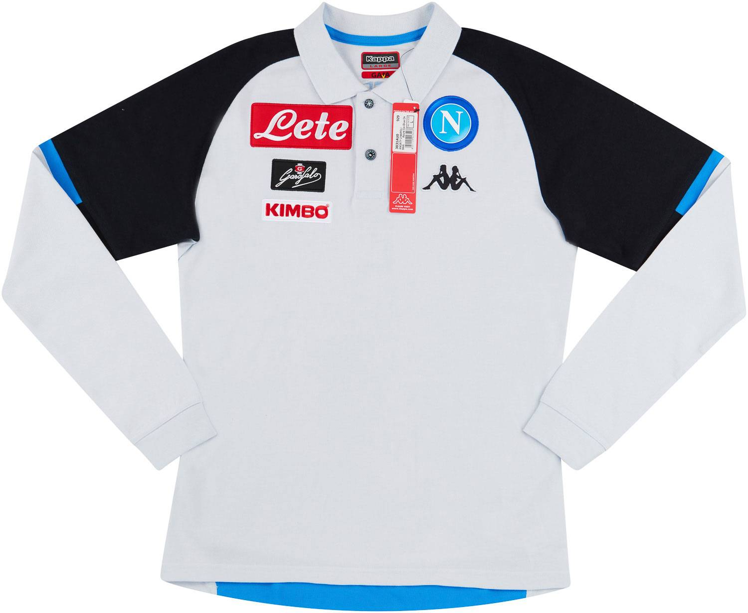 2017-18 Napoli Kappa Leisure Polo L/S Shirt