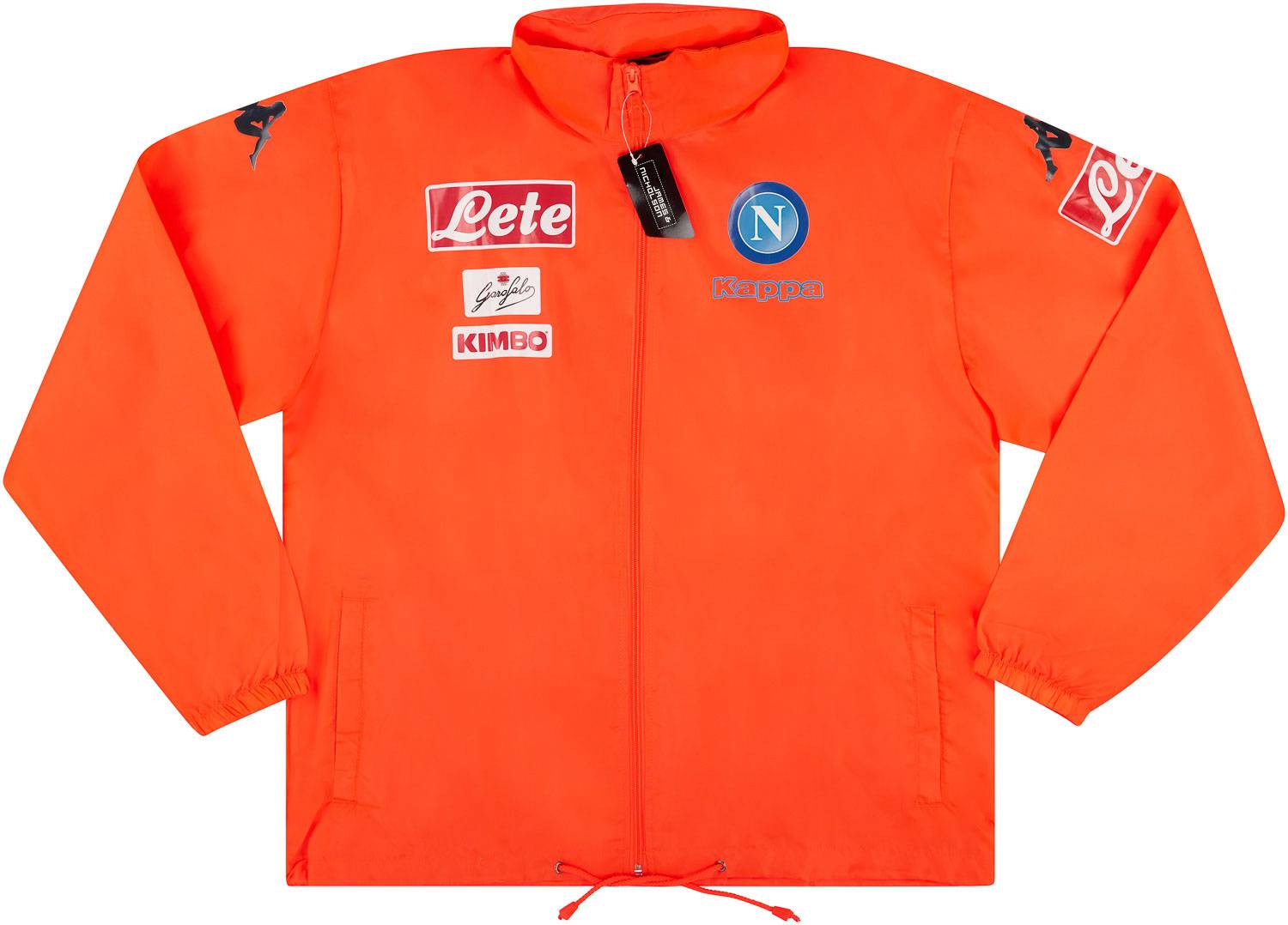 2017-18 Napoli Kappa Waterproof Shell Jacket - NEW