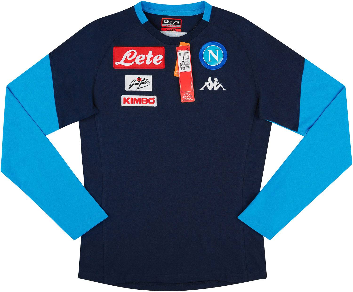 2017-18 Napoli Kappa Training L/S Tee - NEW