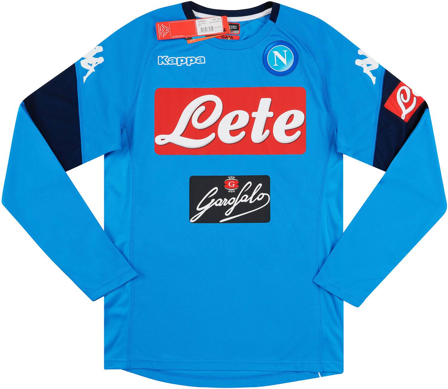 2017-18 Napoli Kappa Training L/S Shirt - NEW