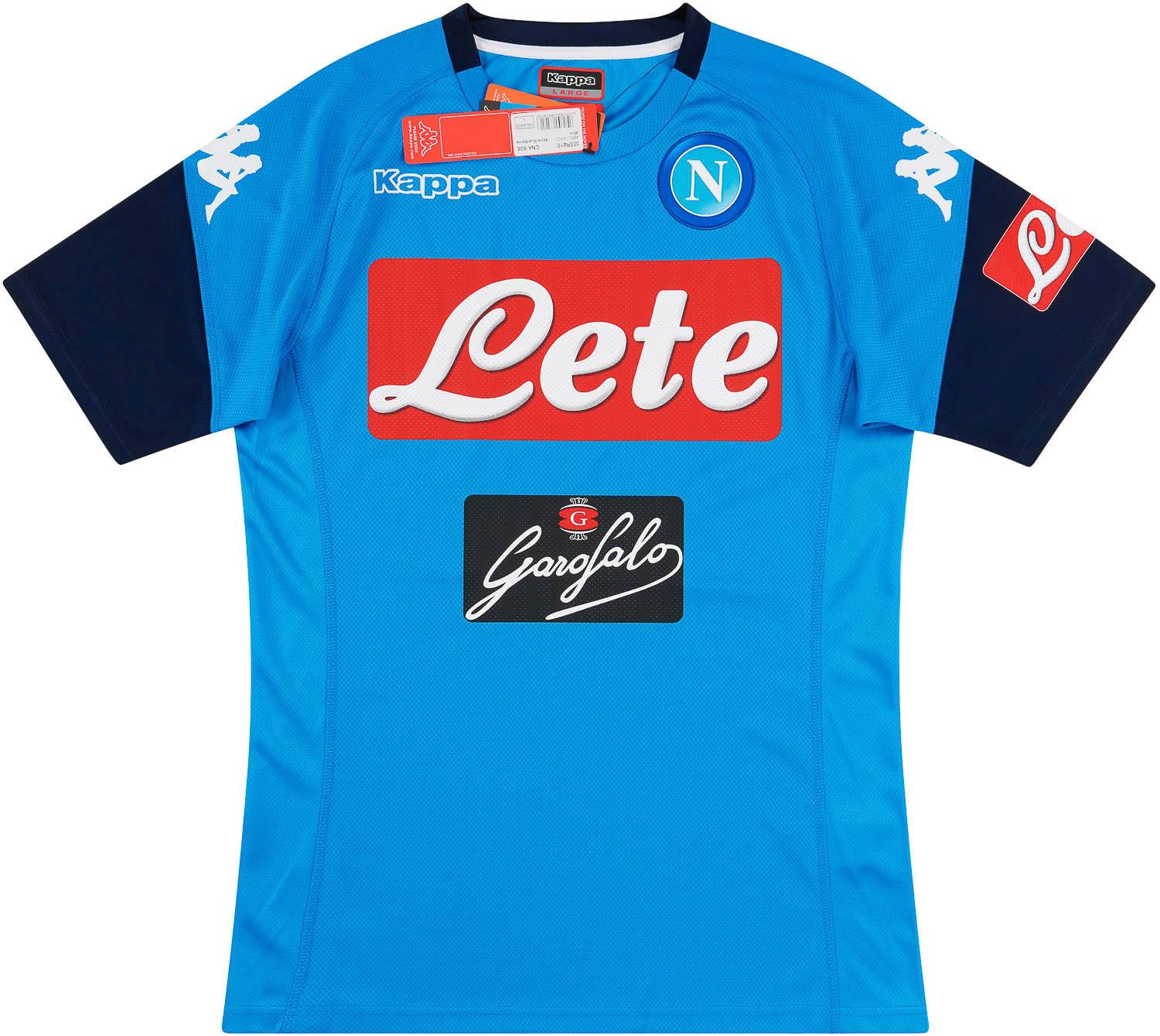 2017-18 Napoli Kappa Training Shirt - NEW