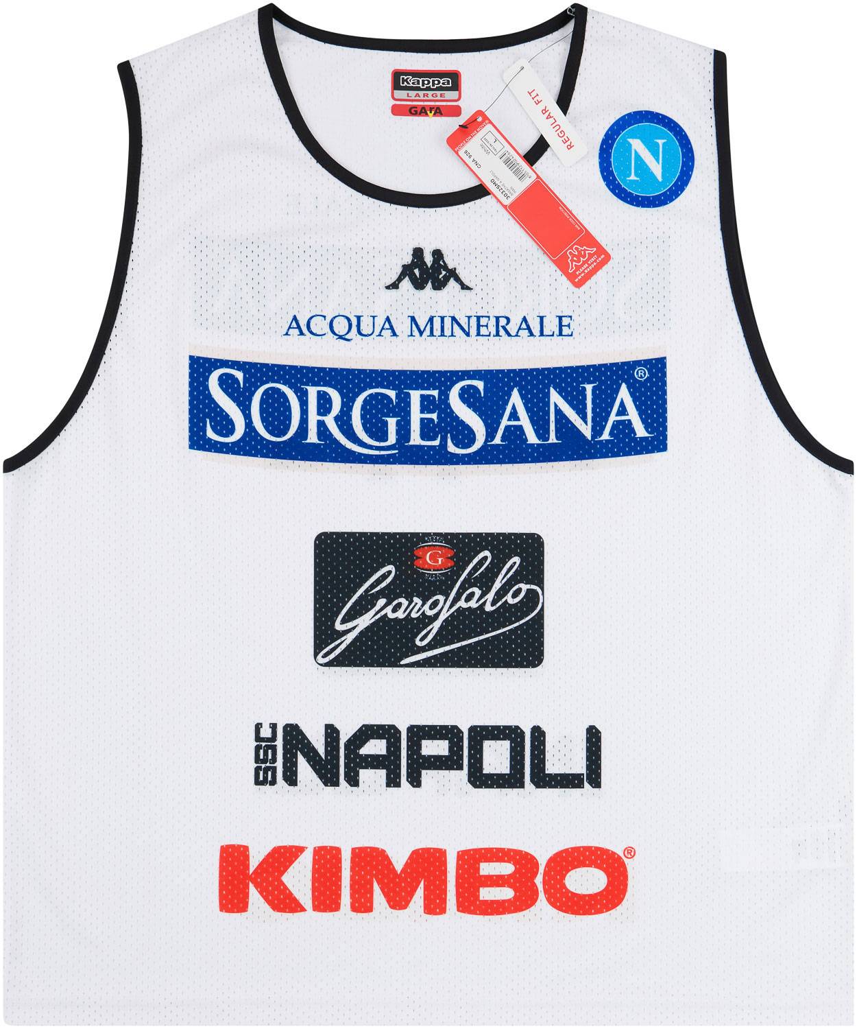 2018-19 Napoli Player Issue Training Bib - NEW