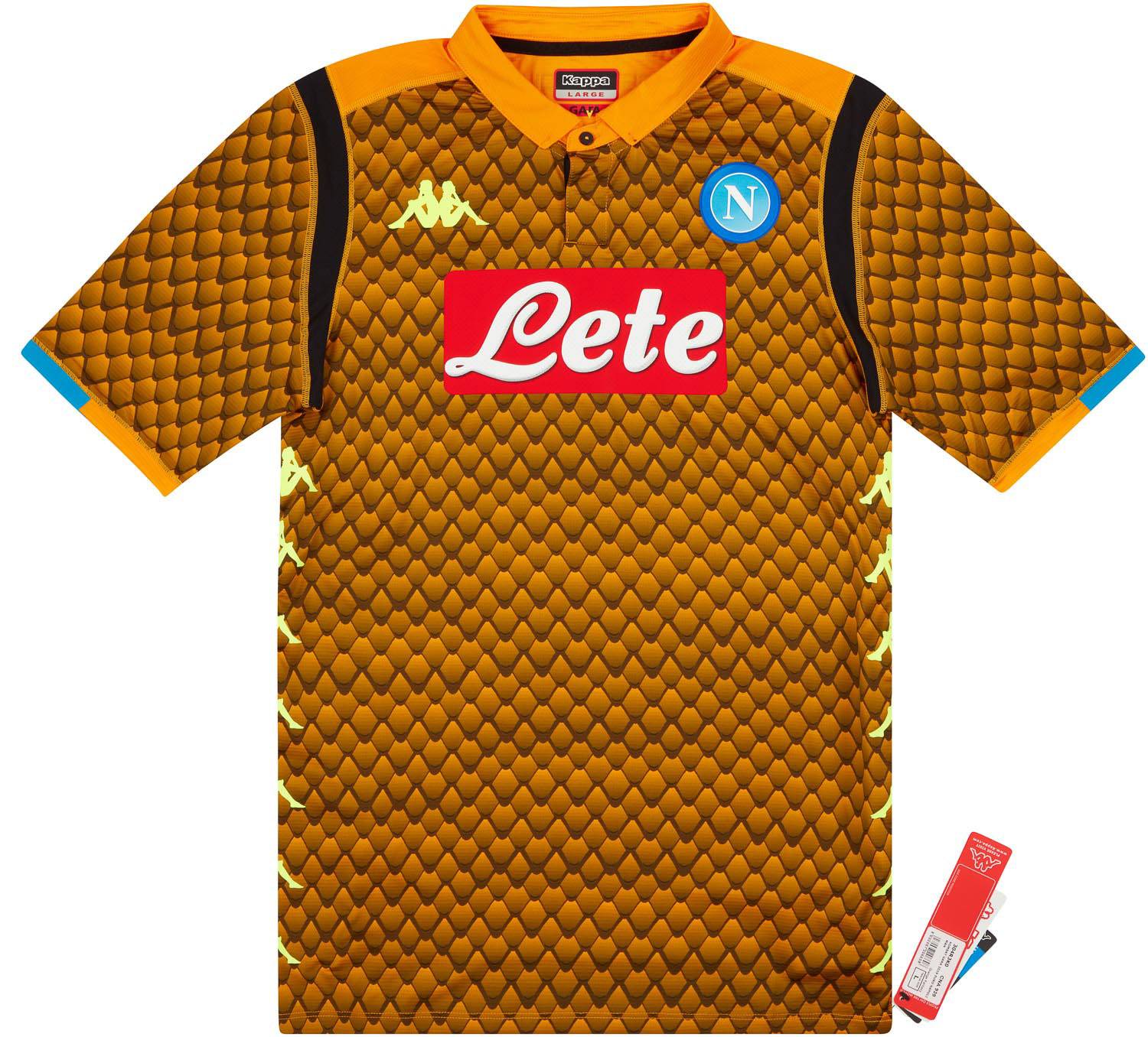 2018-19 Napoli Authentic GK European S/S Shirt