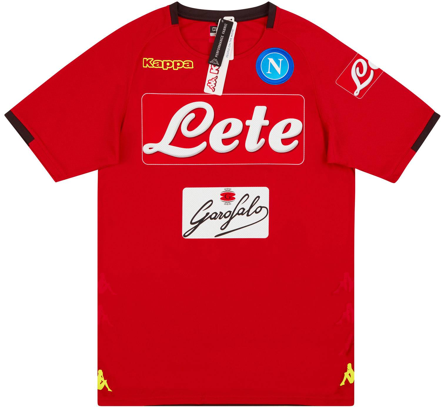 2018-19 Napoli Kappa Training Shirt - NEW
