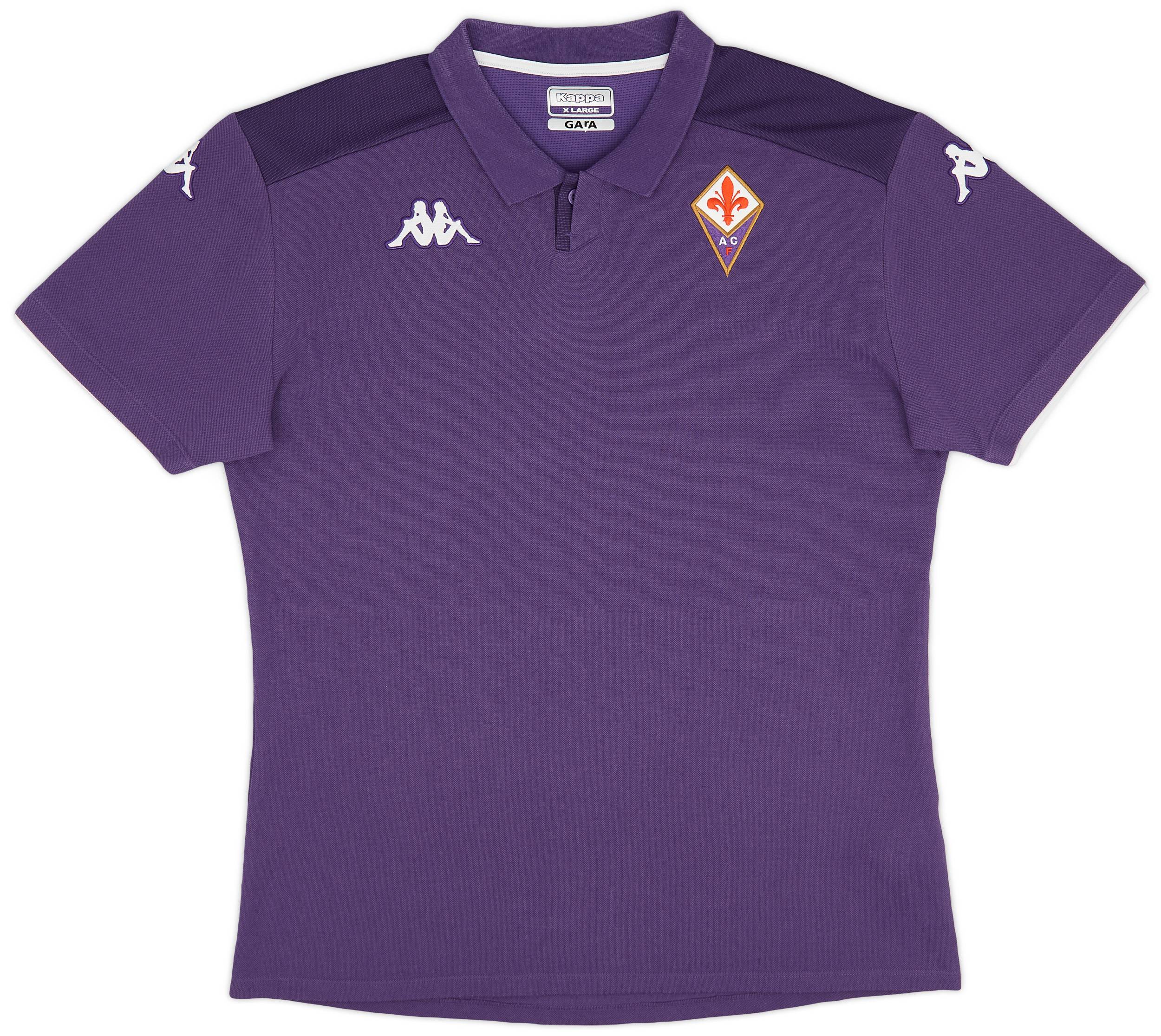 2020-21 Fiorentina Kappa Polo Shirt - 9/10 - (XL)