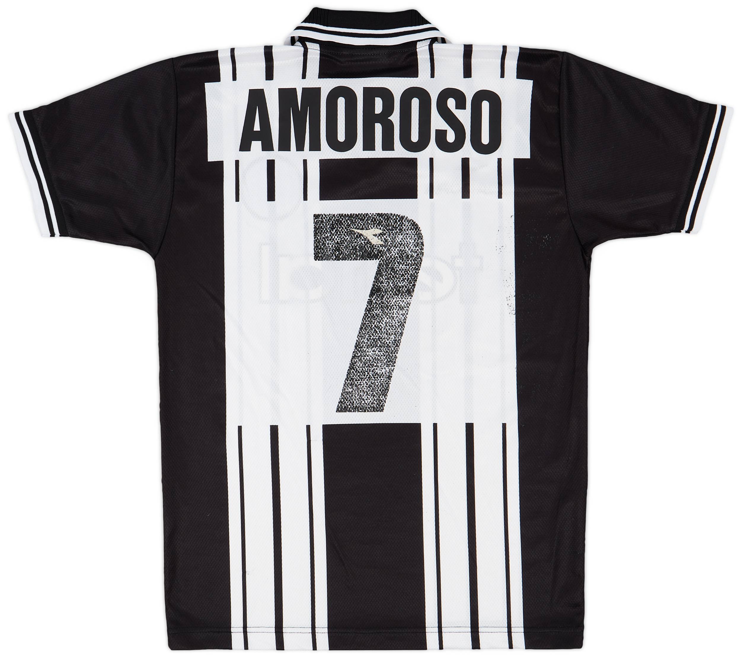 1998-99 Udinese Home Shirt Amoroso #7 - 6/10 - (M)