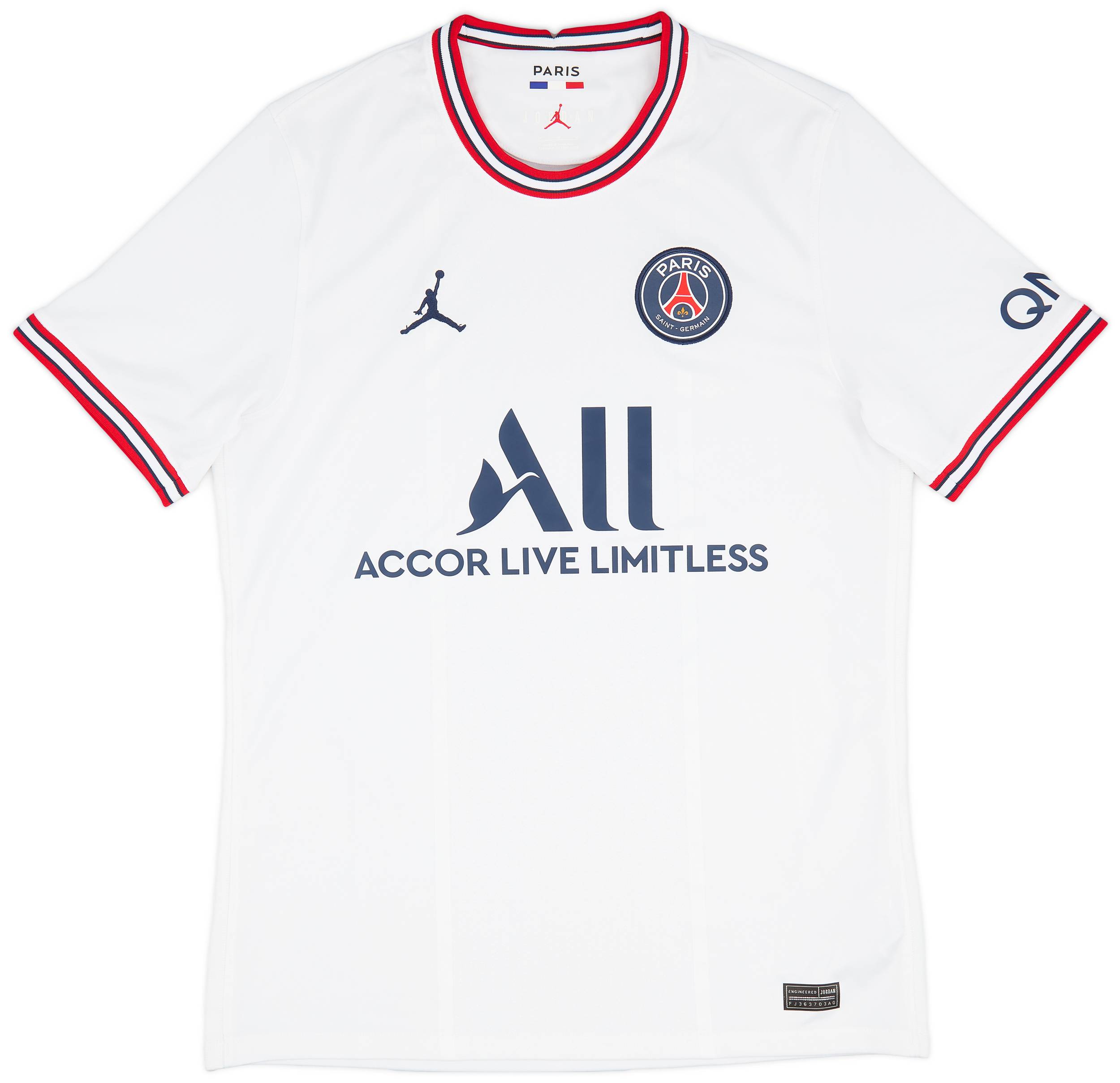 2021-22 Paris Saint-Germain Fourth Shirt - 9/10 - (M)