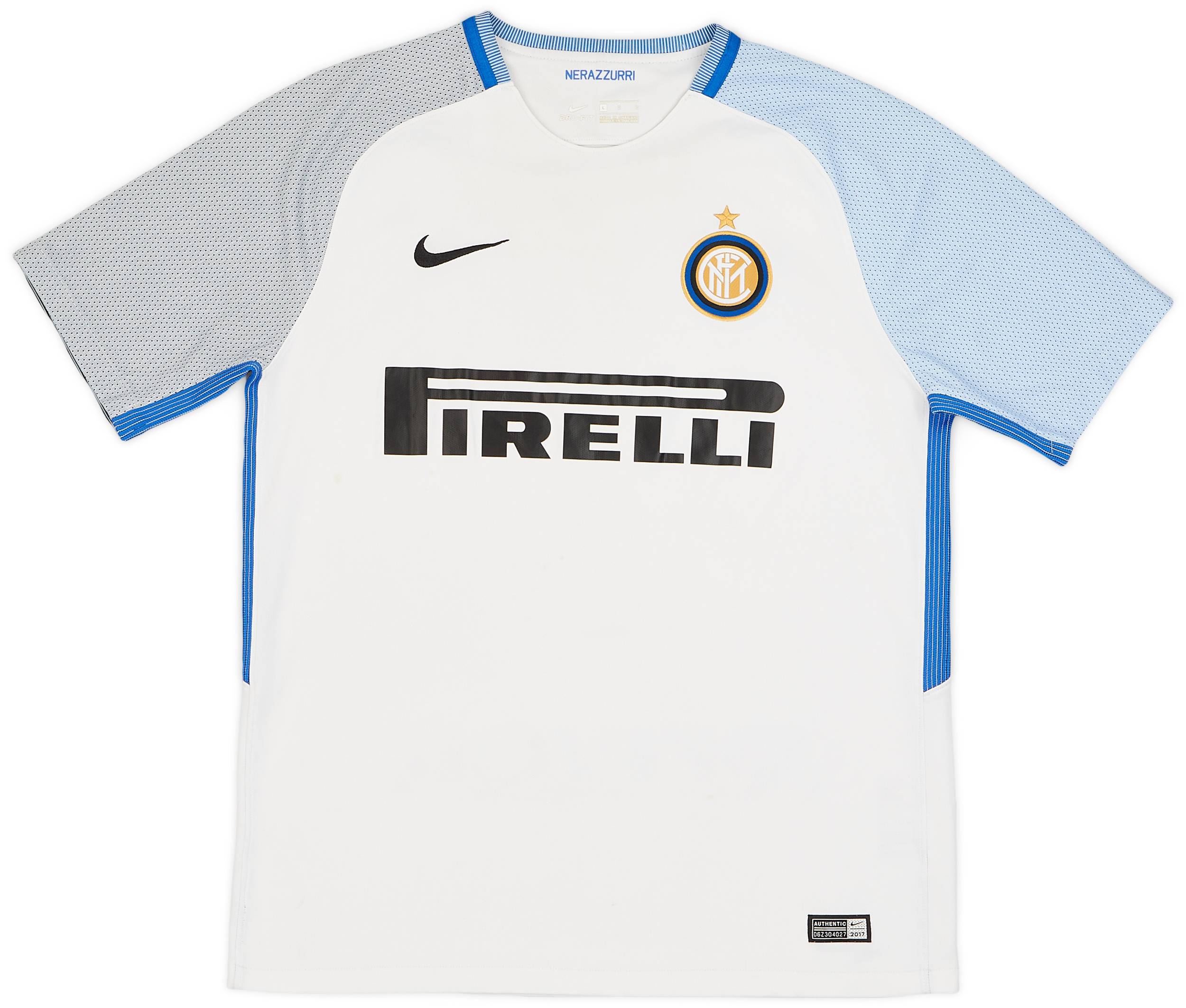 2017-18 Inter Milan Away Shirt #17 - 6/10 - (L)