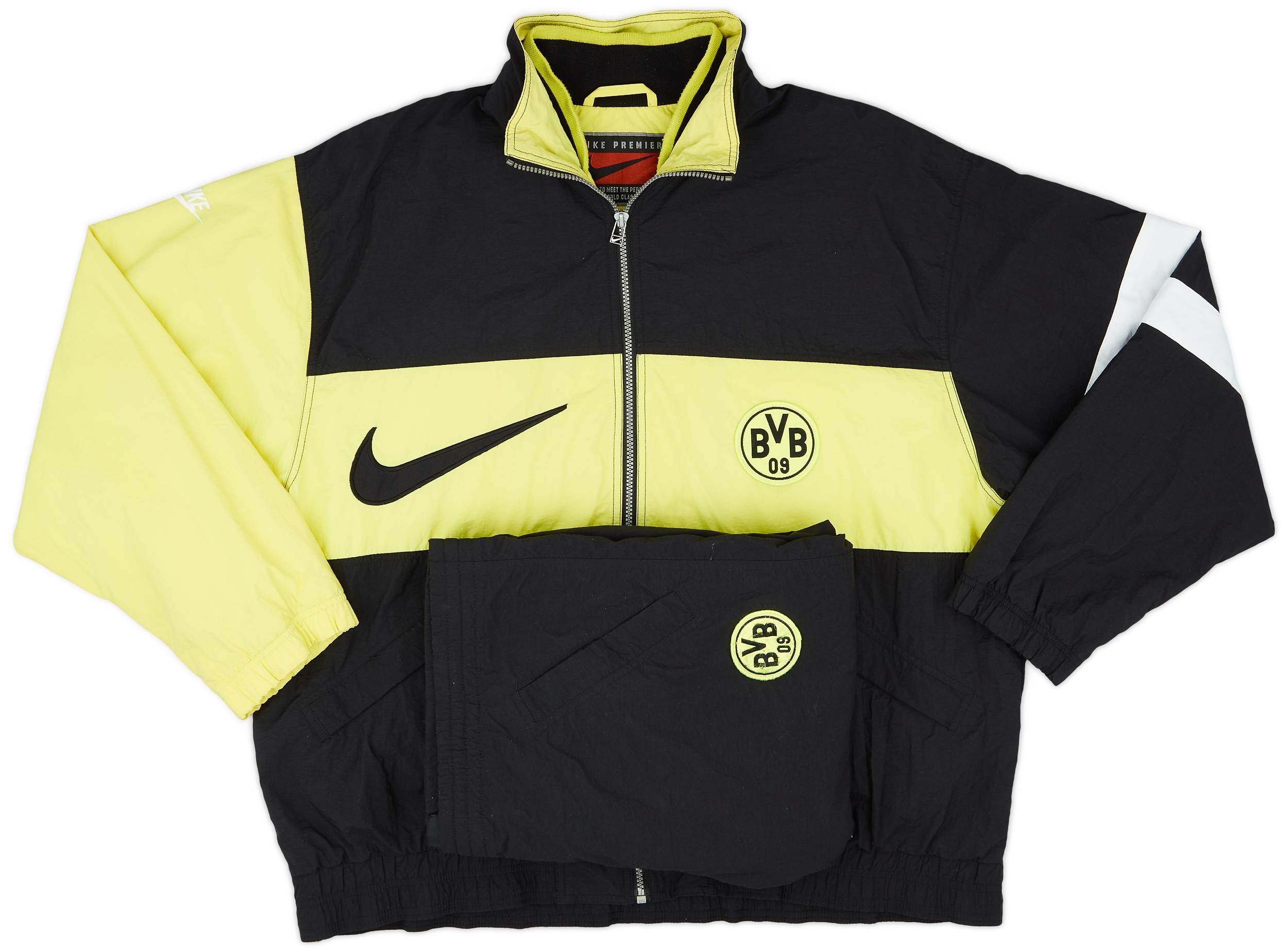 1995-96 Borussia Dortmund Nike Tracksuit - 9/10 - (L)