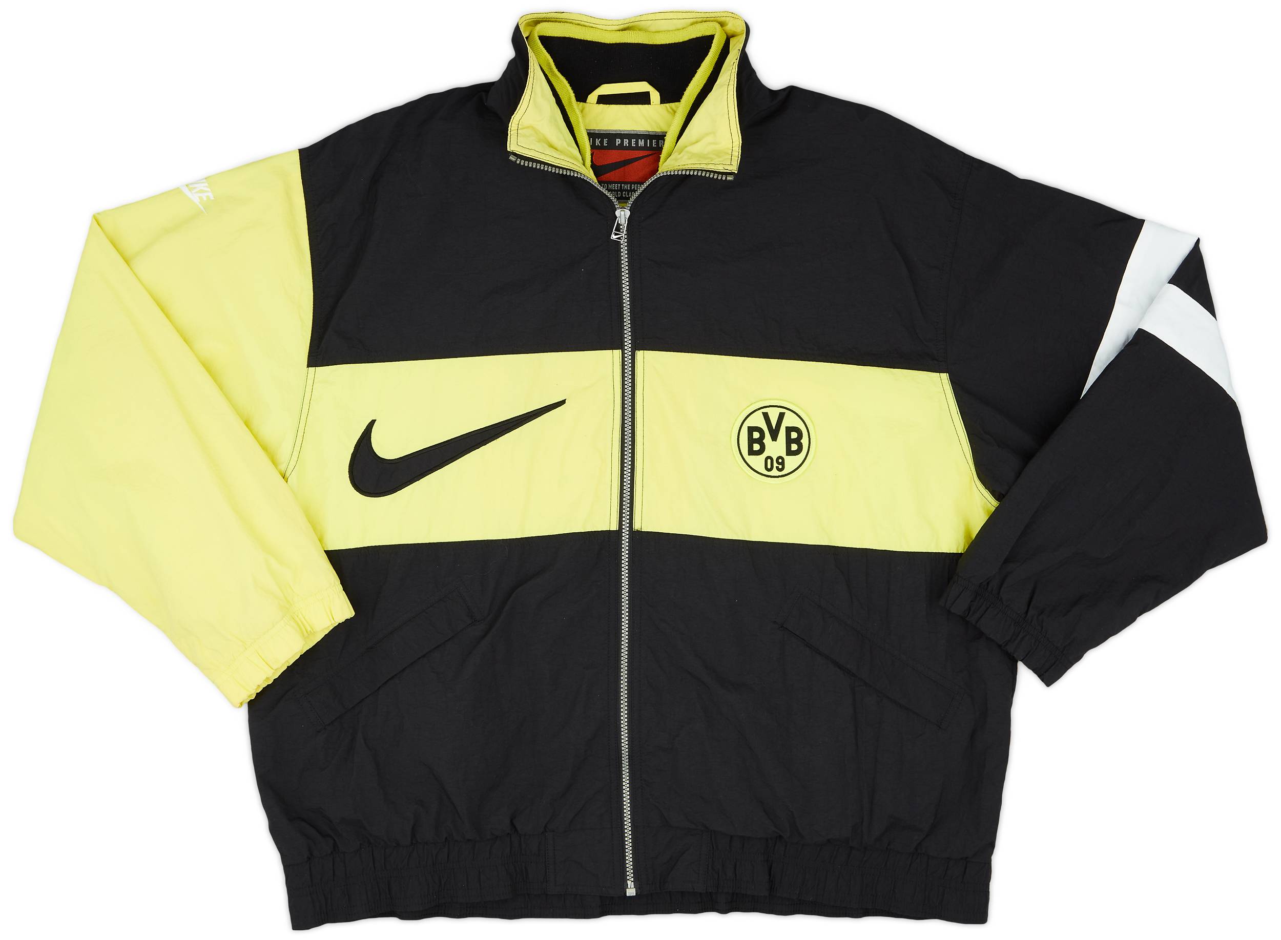 Vintage Nike Borussia Dortmund Football Jacket Soccer Track