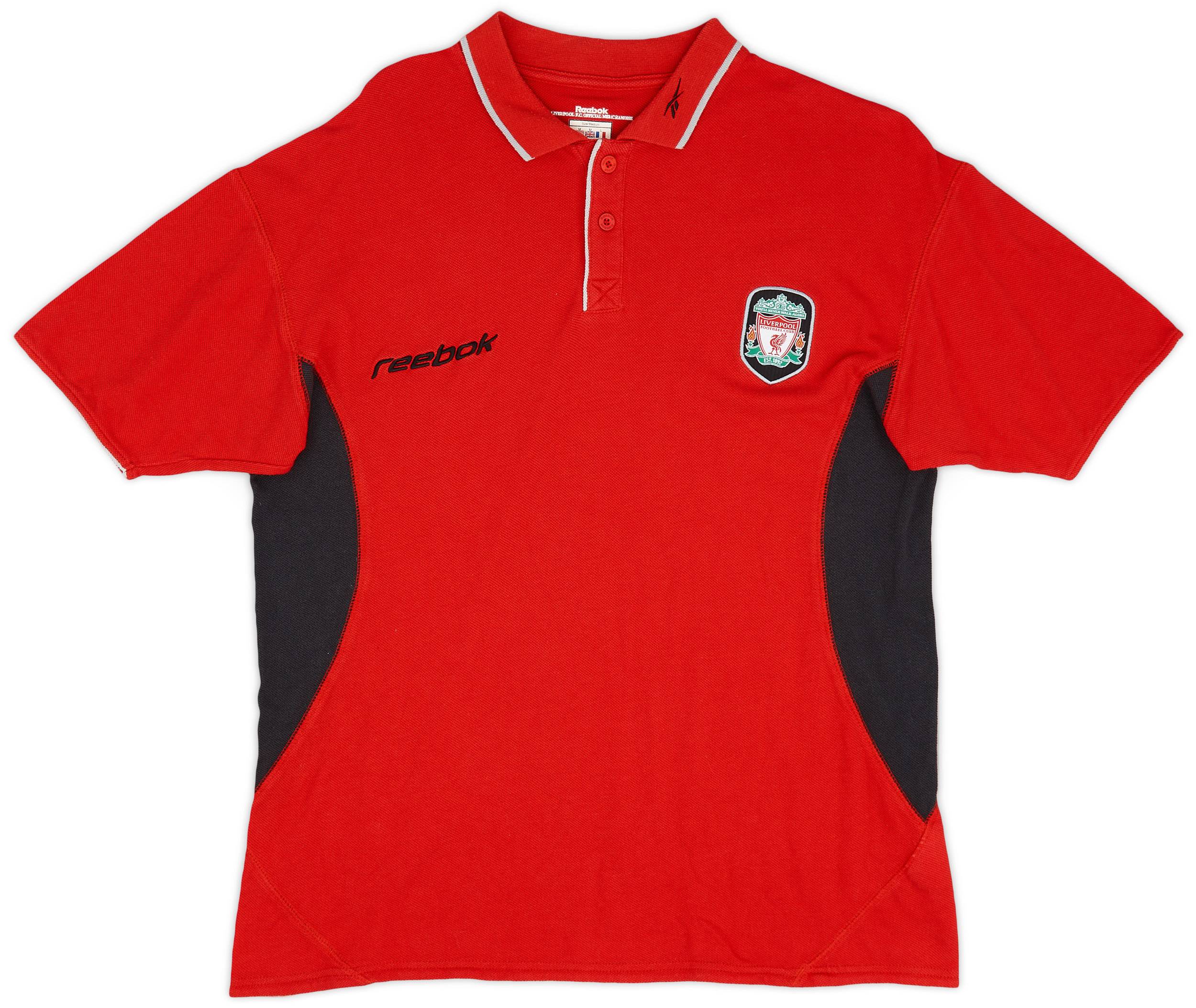 2002-04 Liverpool Reebook Polo Shirt - 9/10 - (M)