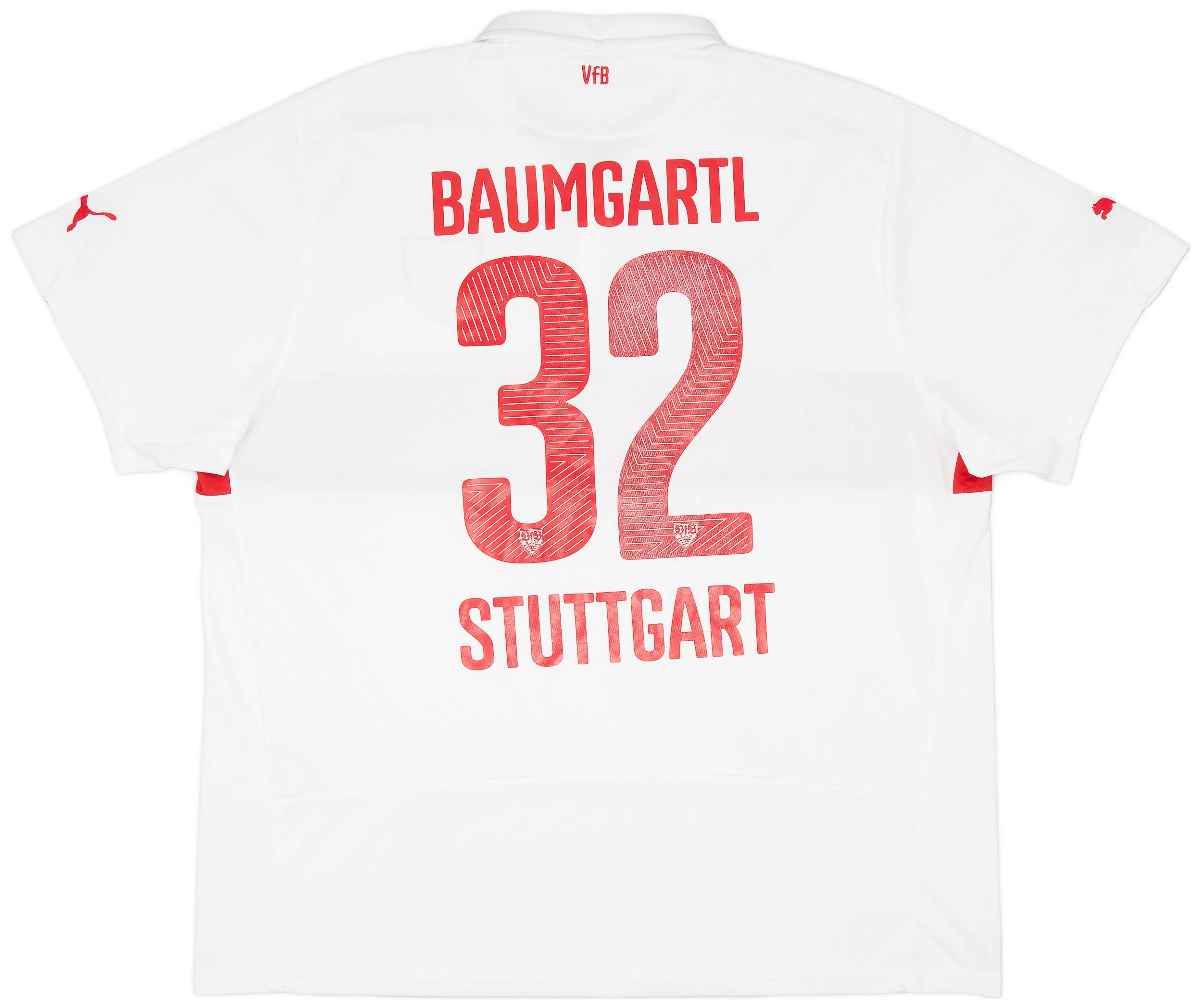 2014-15 Stuttgart Home Shirt Baumgartl #32 - 7/10 - (3XL)