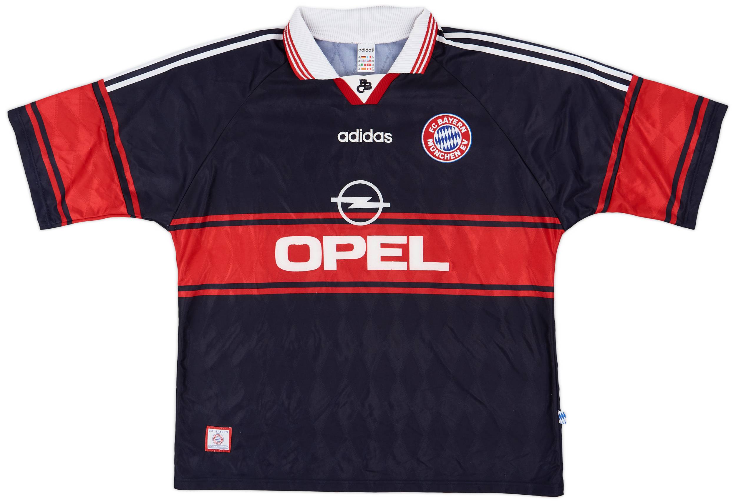 1997-99 Bayern Munich Home Shirt Scholl #7 - 7/10 - (XXL)