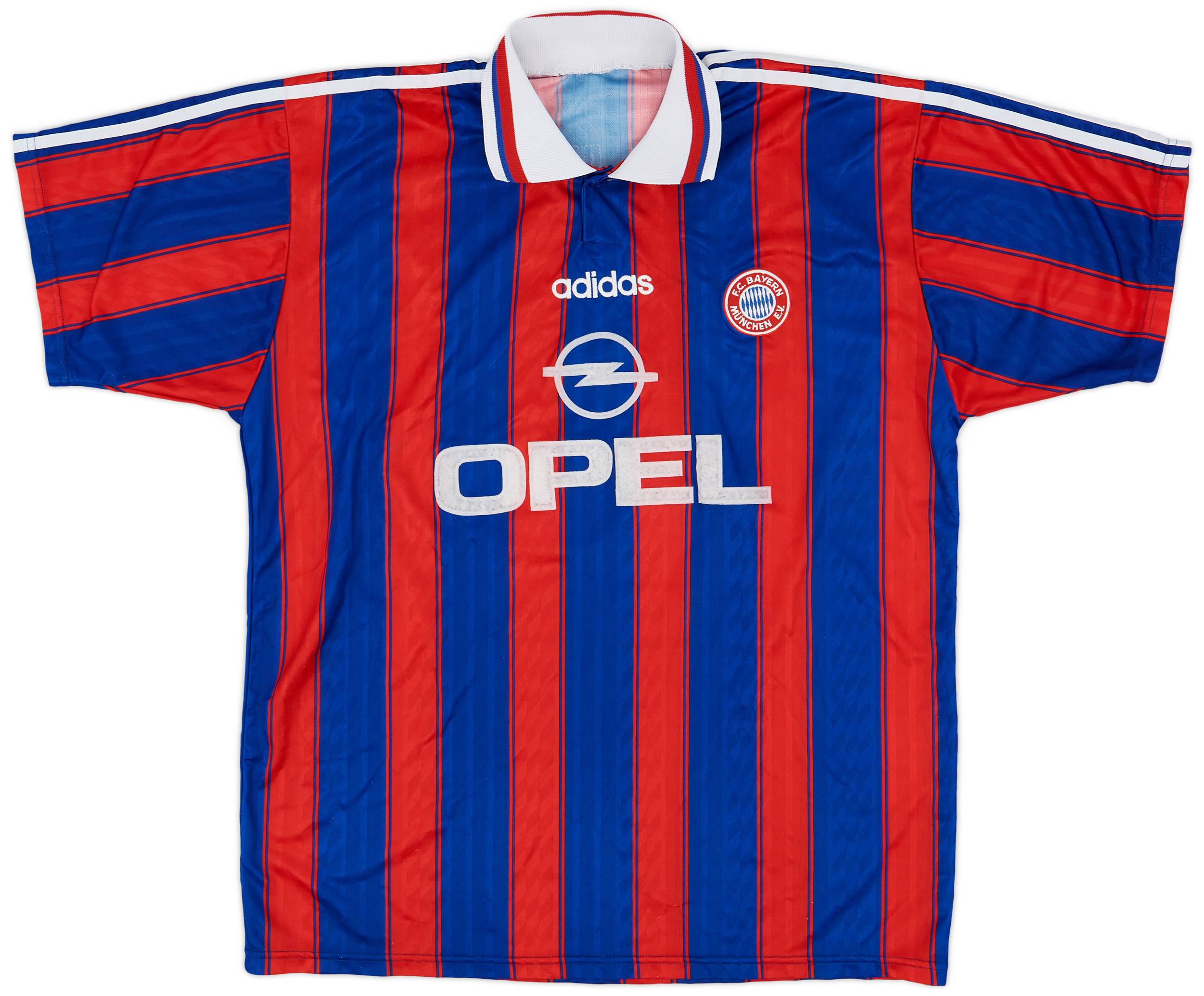 1995-97 Bayern Munich Home Shirt Kostadinov #19 - 7/10 - (XL)