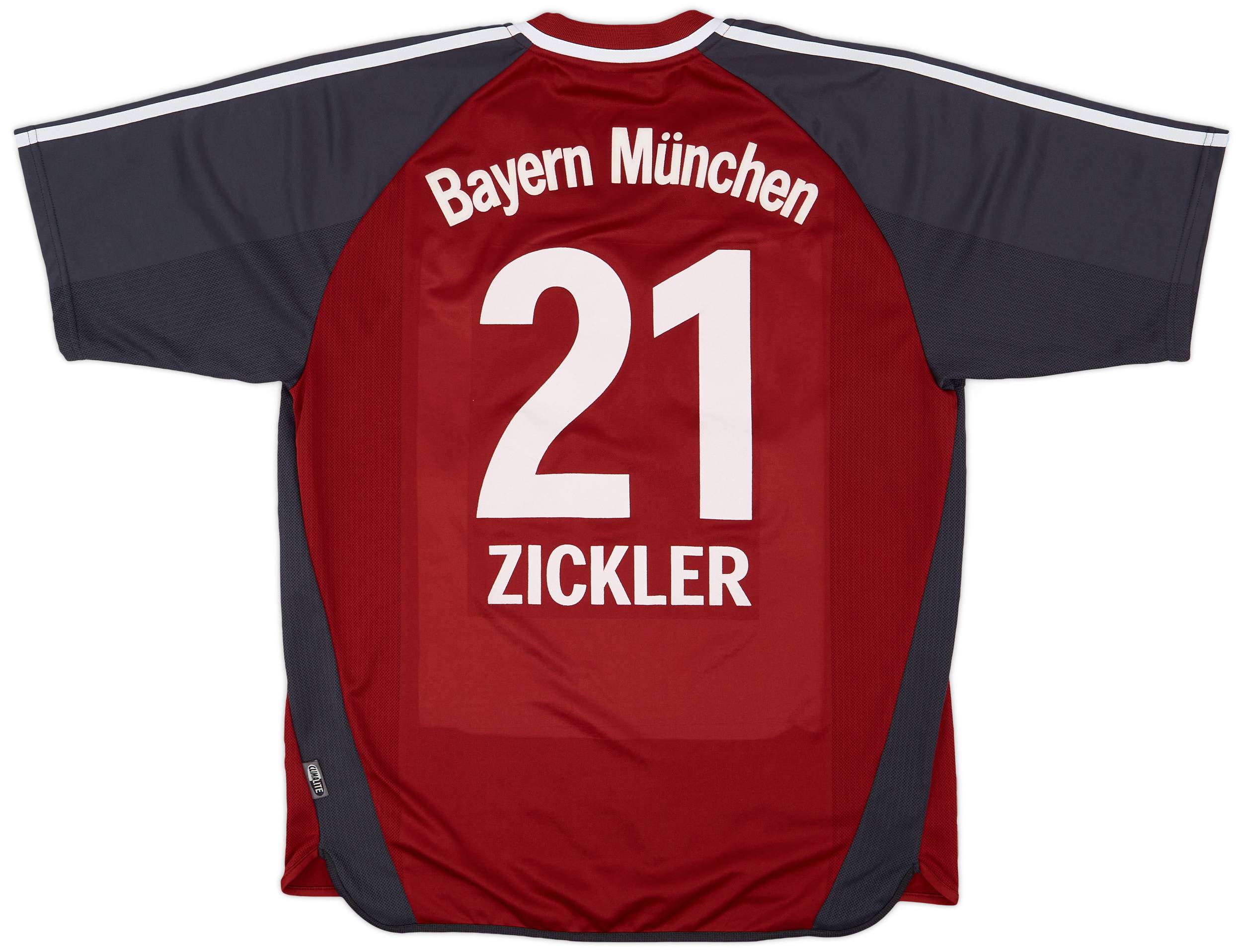 2001-02 Bayern Munich Home Shirt Zickler #21 - 9/10 - (L)