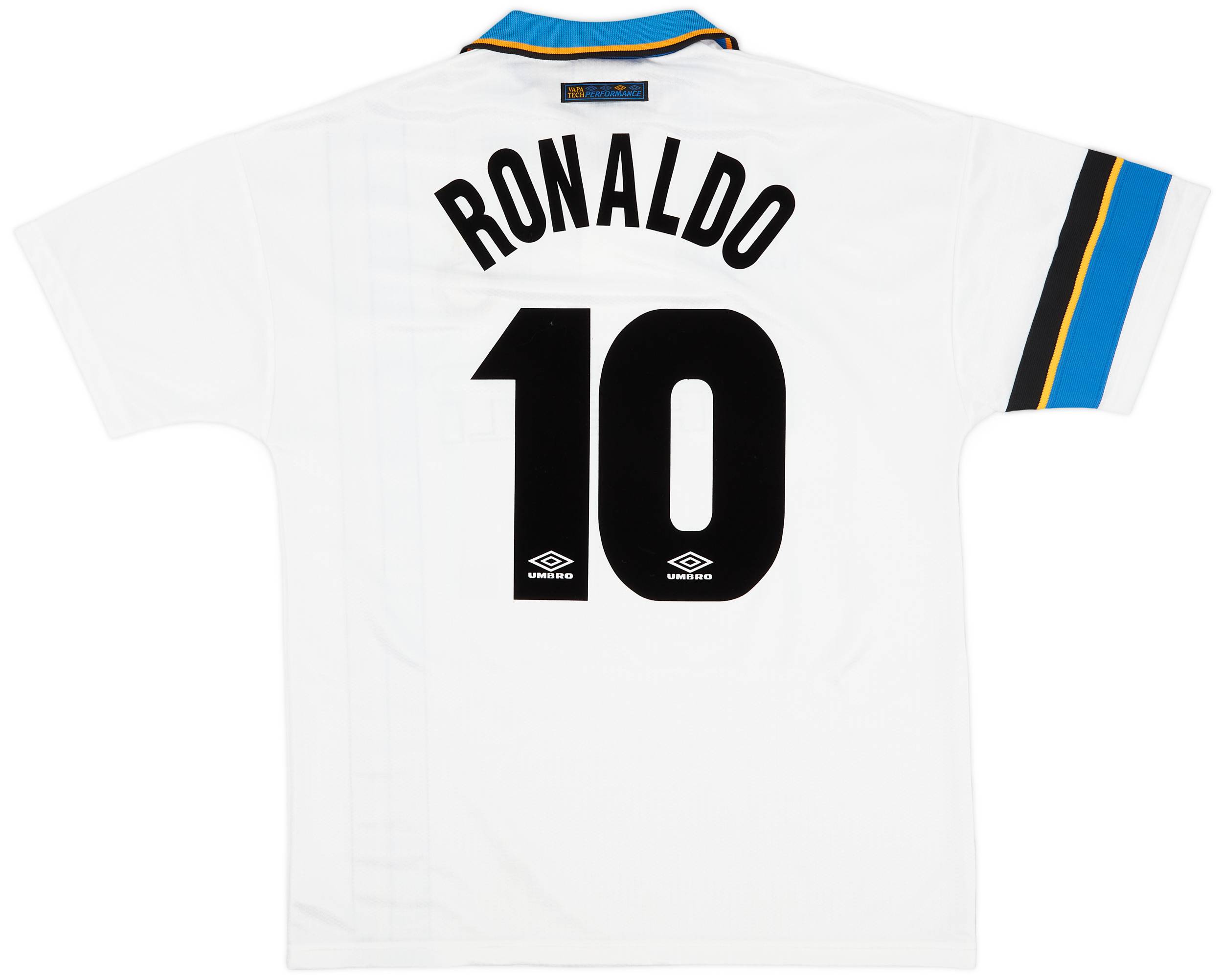 1997-98 Inter Milan Away Shirt Ronaldo #10 - 8/10 - (L)