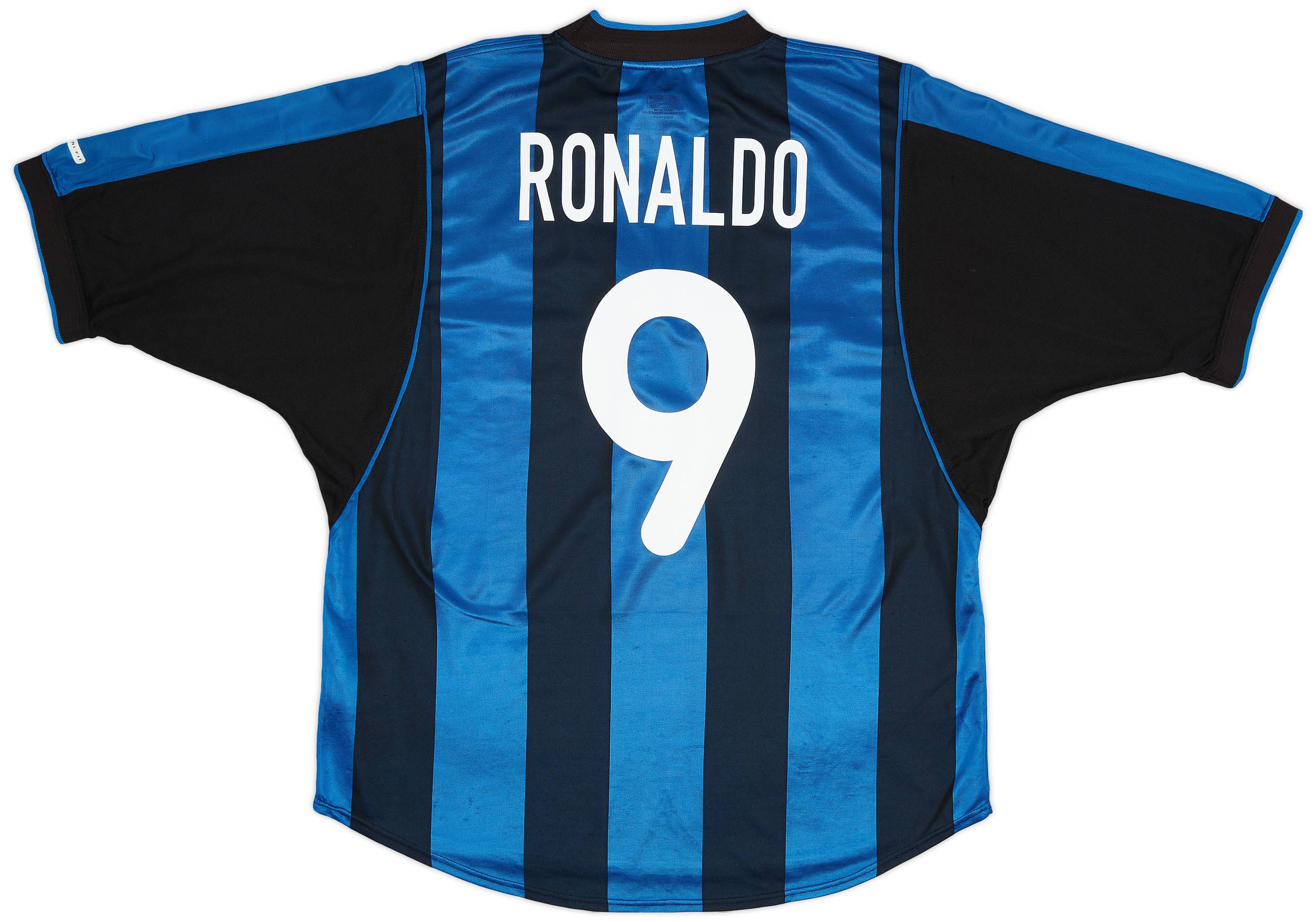 2000-01 Inter Milan Home Shirt Ronaldo #9 - 8/10 - (L)