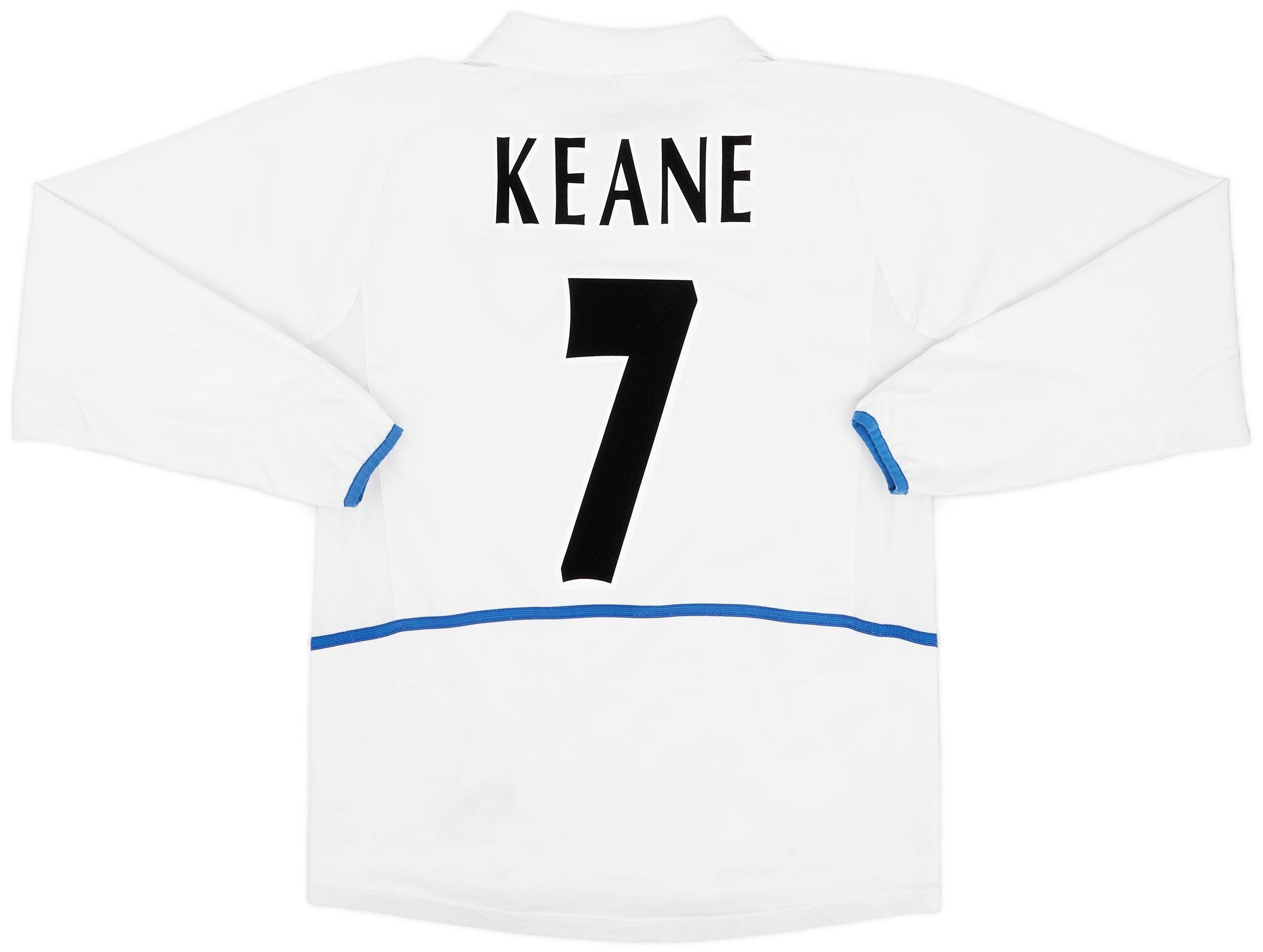 2002-03 Leeds United Home L/S Shirt Keane #7 - 7/10 - (S)