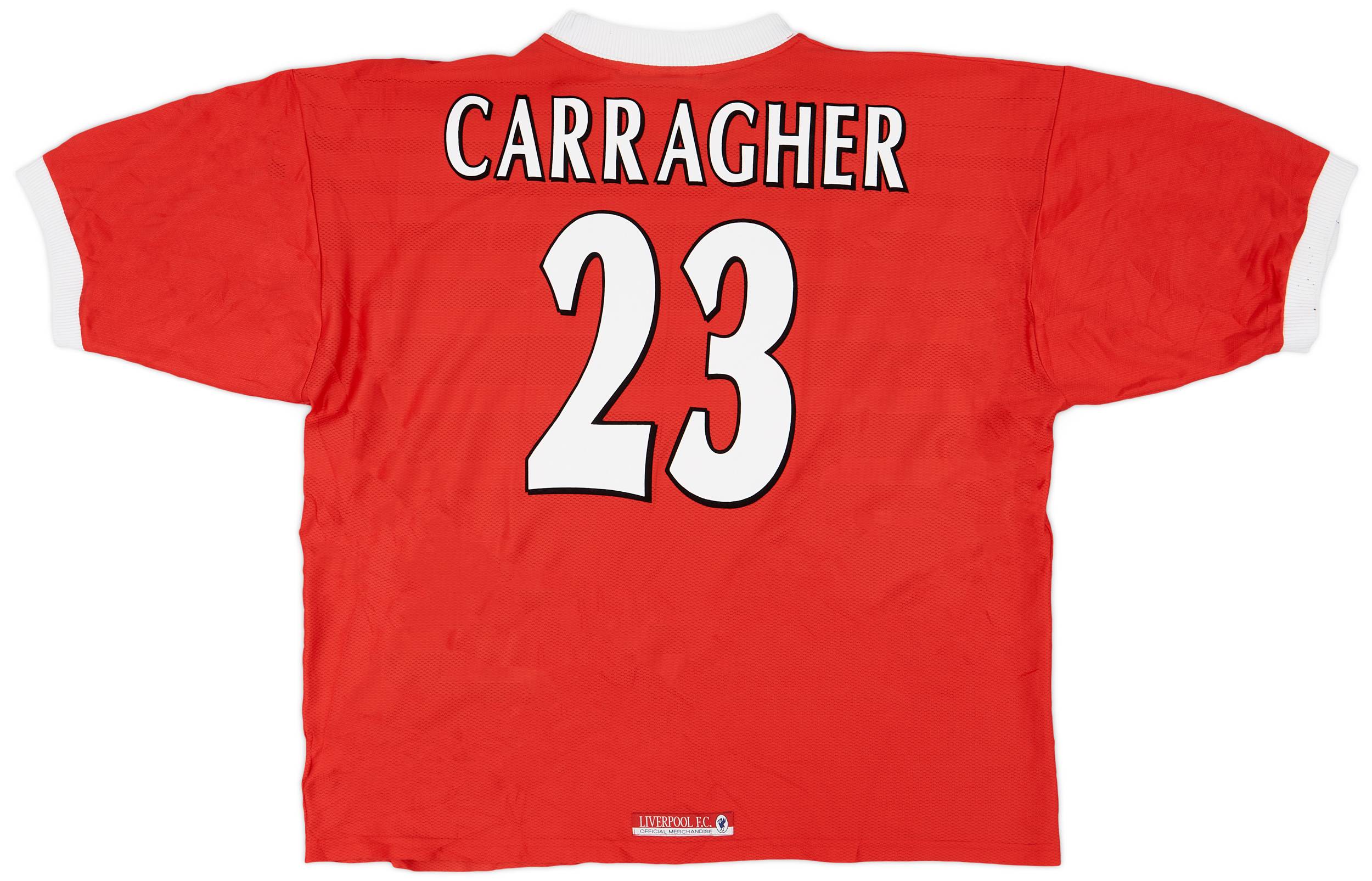 1998-00 Liverpool Home Shirt Carragher #23 - 6/10 - (XXL)