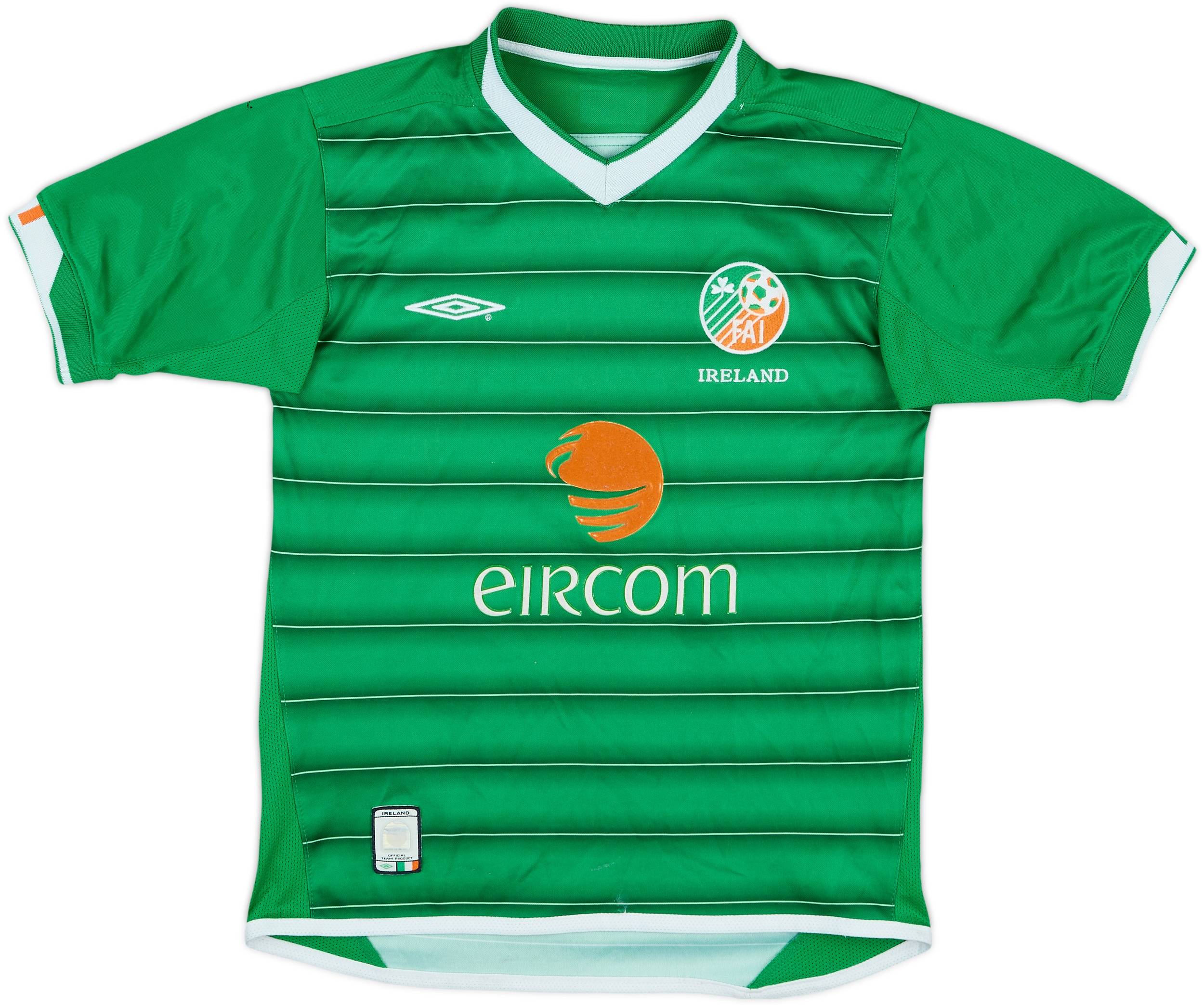2003-04 Ireland Home Shirt - 5/10 - (XL.Boys)
