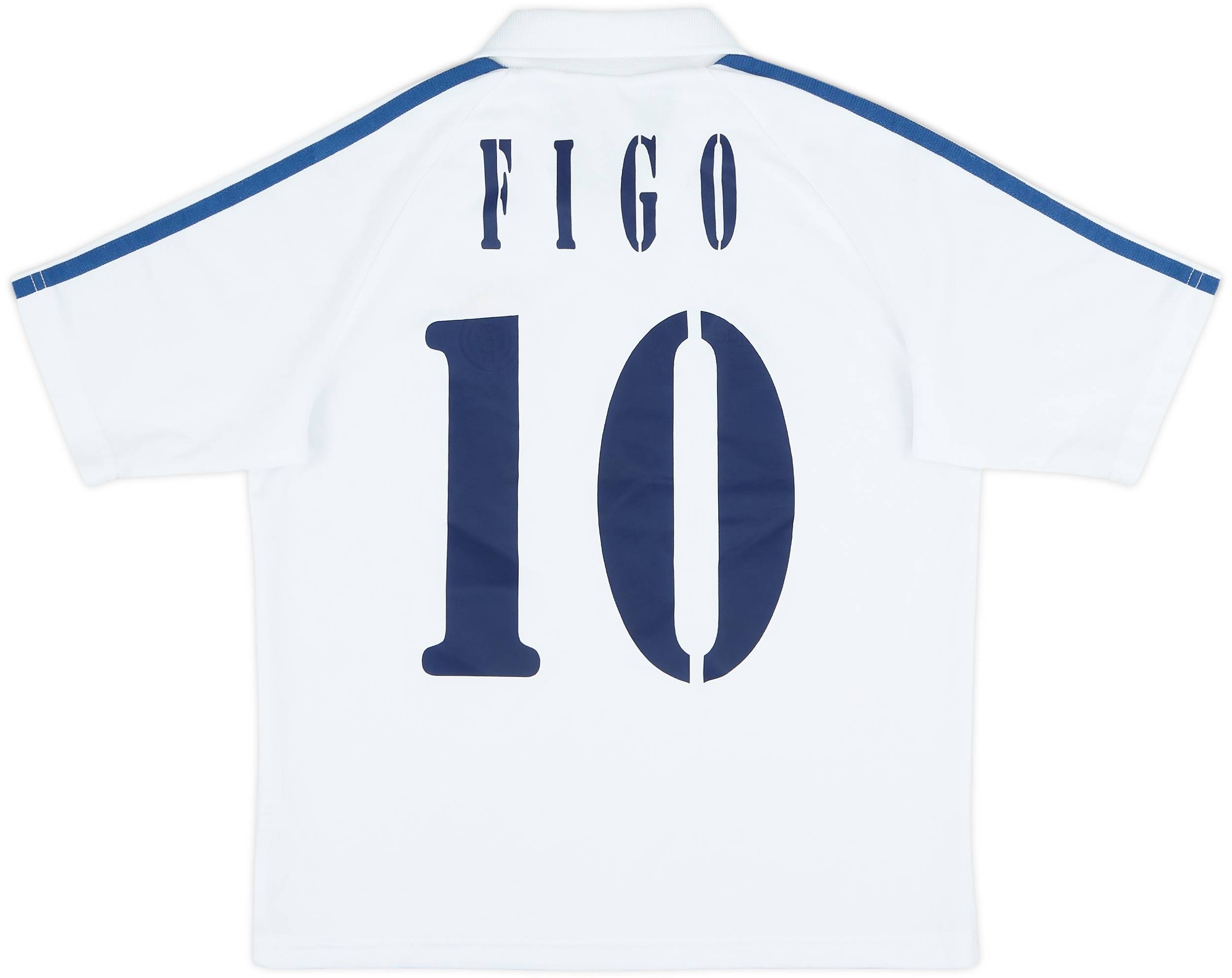 2001-02 Real Madrid Home Shirt Figo #10 - 4/10 - (S.Boys)