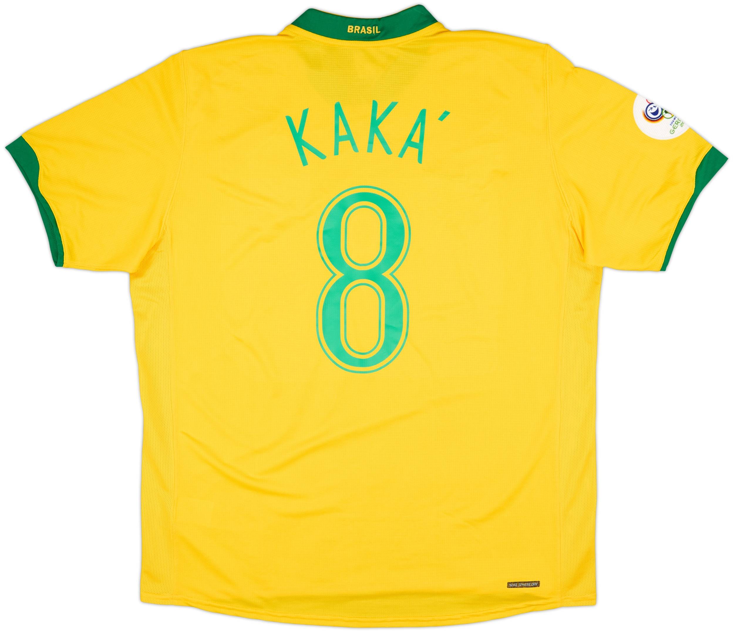 2006-08 Brazil Home Shirt Kaka #8 (XL)