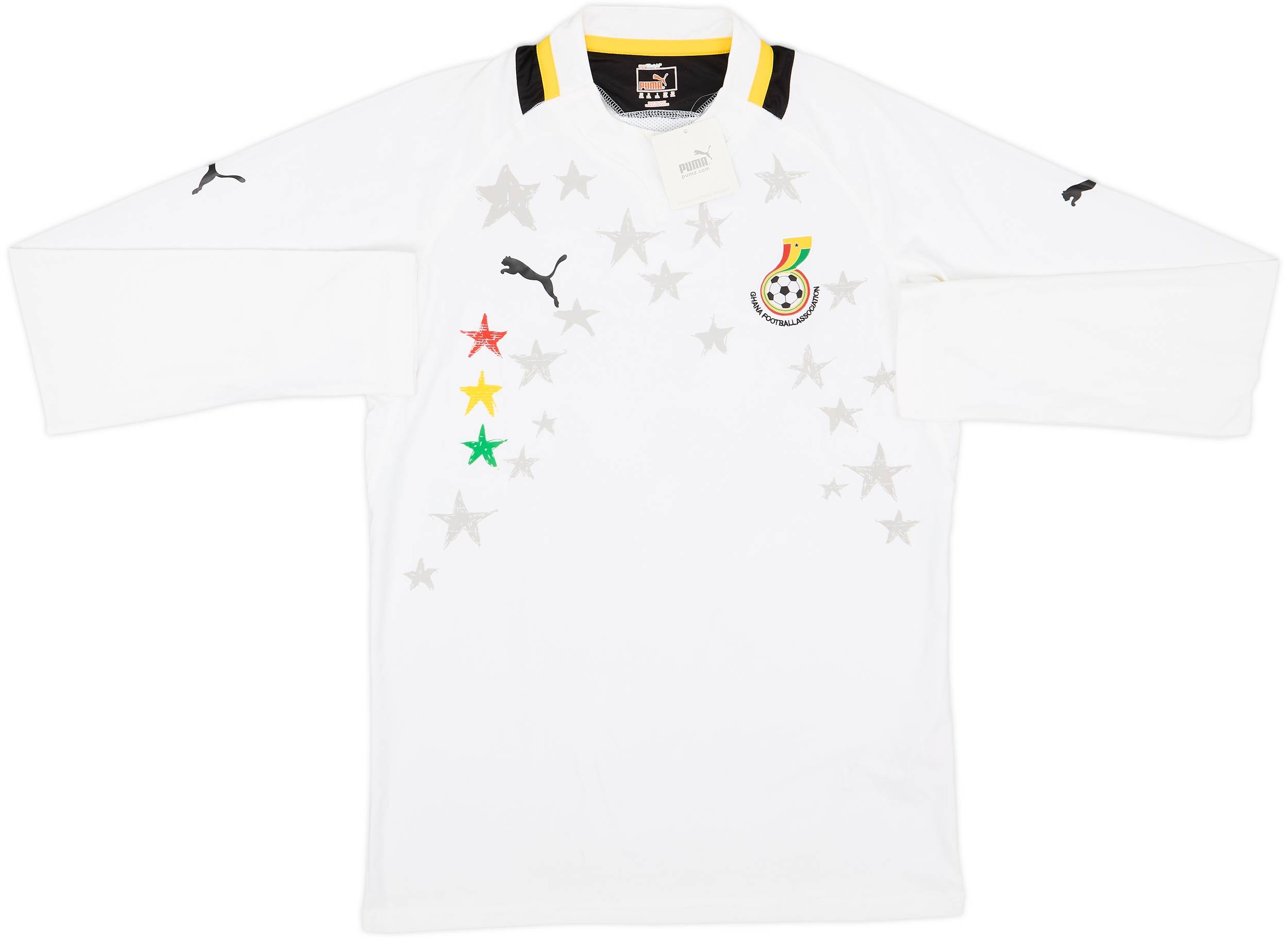2012-13 Ghana Player Issue Home L/S Shirt (XXL)